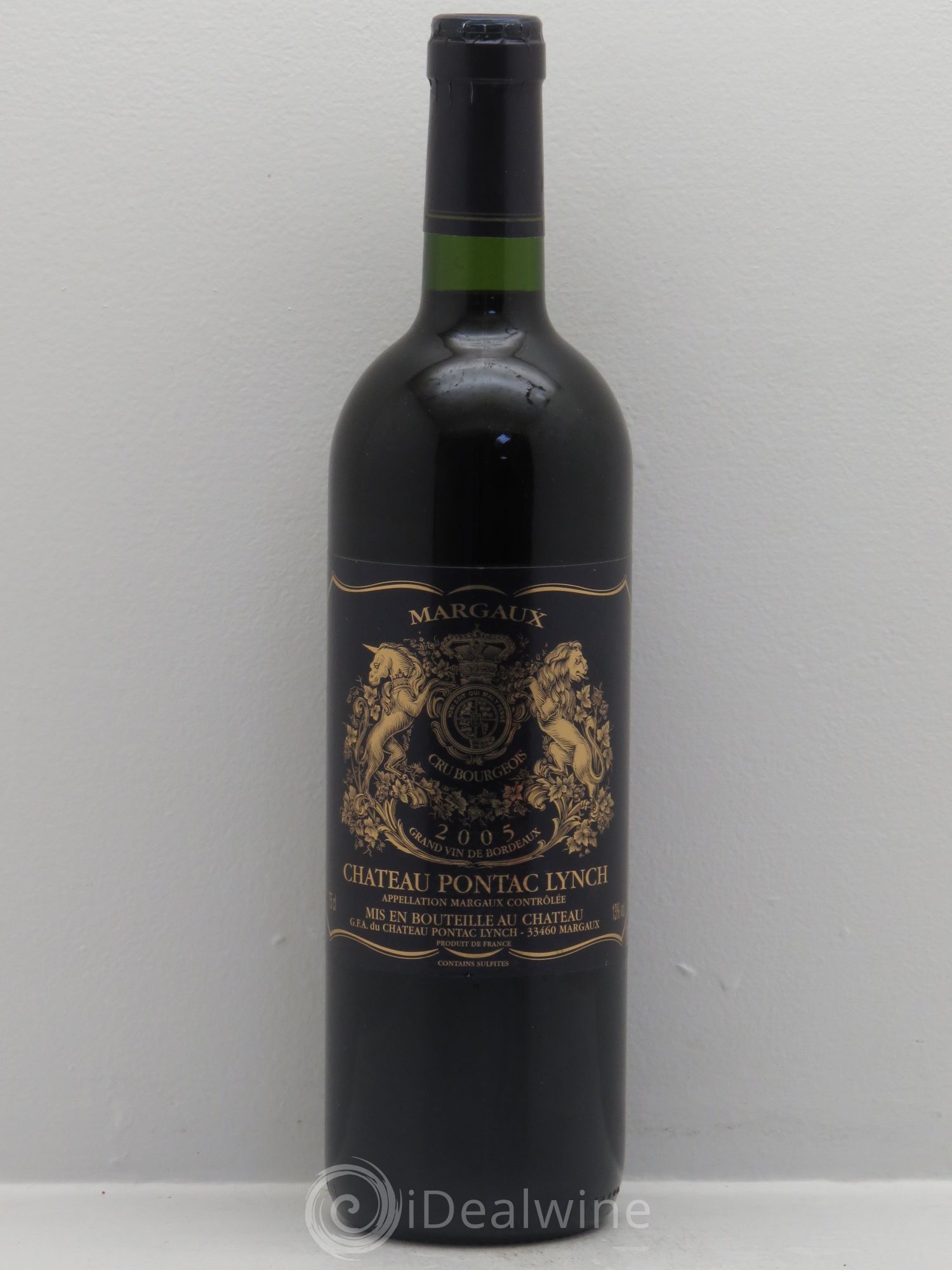 Château Pontac Lynch Cru Bourgeois 2005 - Lot de 1 bouteille - 0