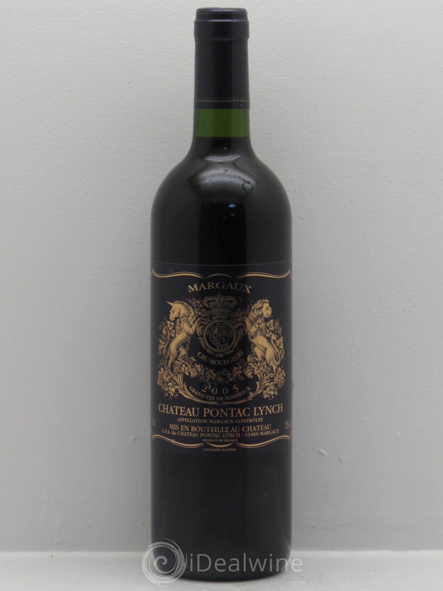 Château Pontac Lynch Cru Bourgeois 2005 - Lot de 1 bouteille - 0