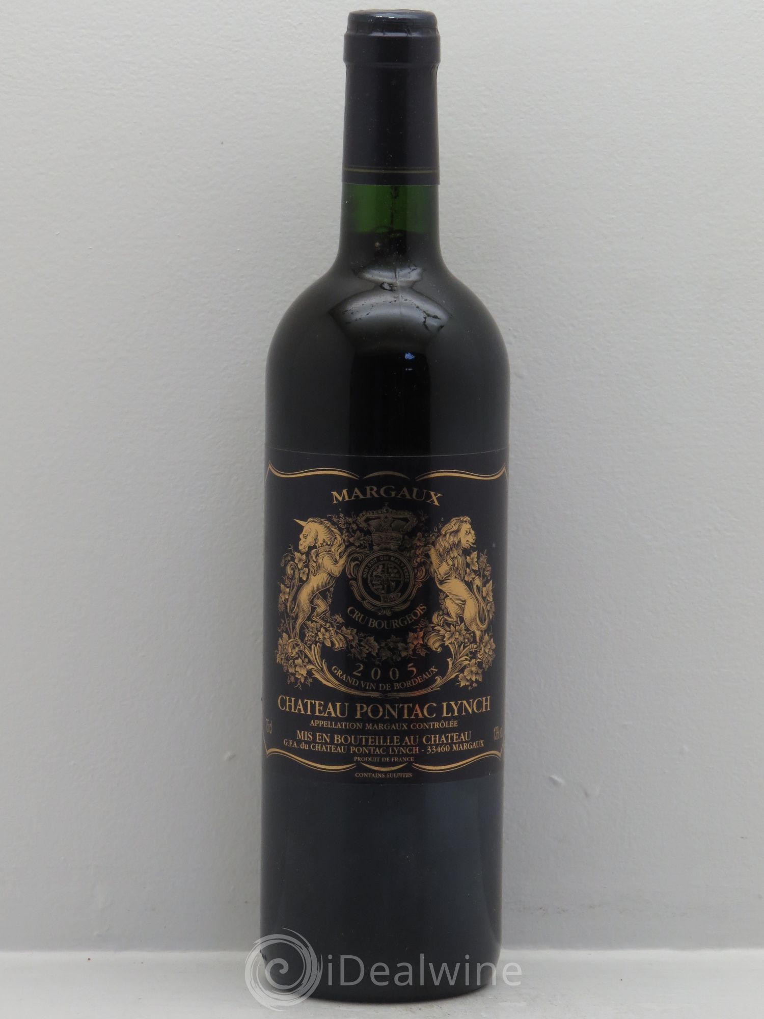 Château Pontac Lynch Cru Bourgeois 2005 - Lot de 1 bouteille - 0