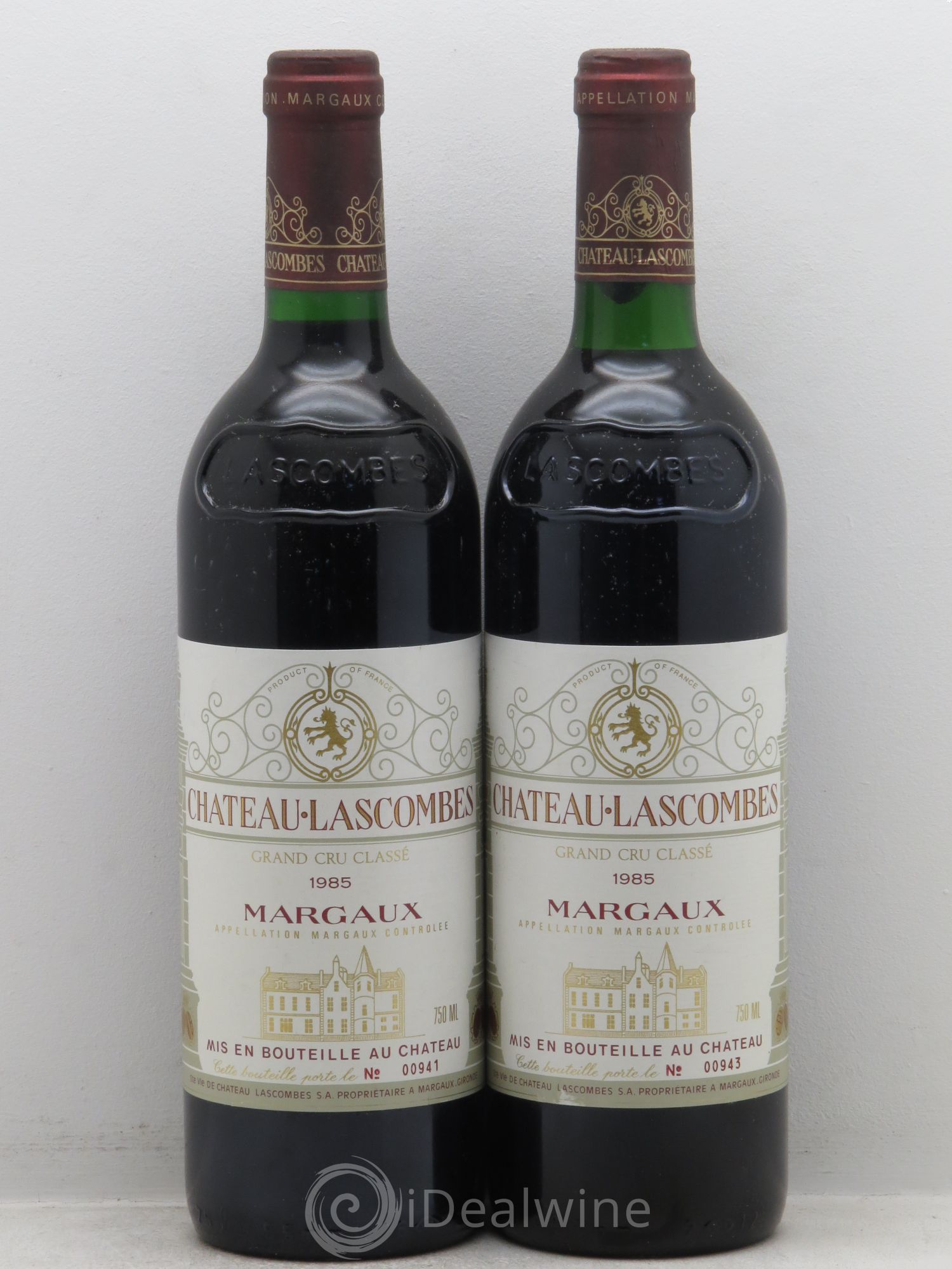 Château Lascombes 2ème Grand Cru Classé 1985 - Lot de 2 bouteilles - 0