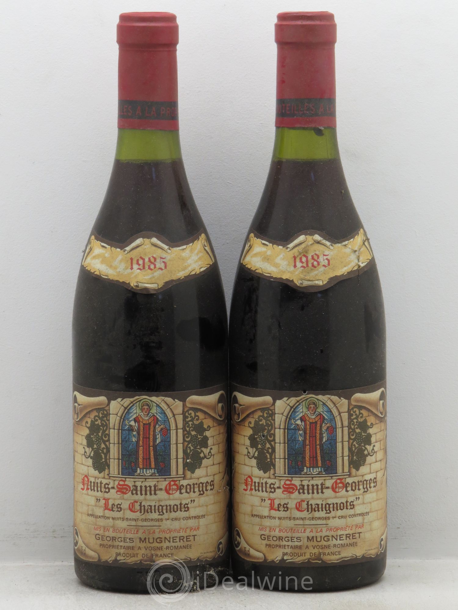 Nuits-Saint-Georges 1er Cru Les Chaignots Georges Mugneret (Domaine) 1985 - Lot de 2 bouteilles - 0
