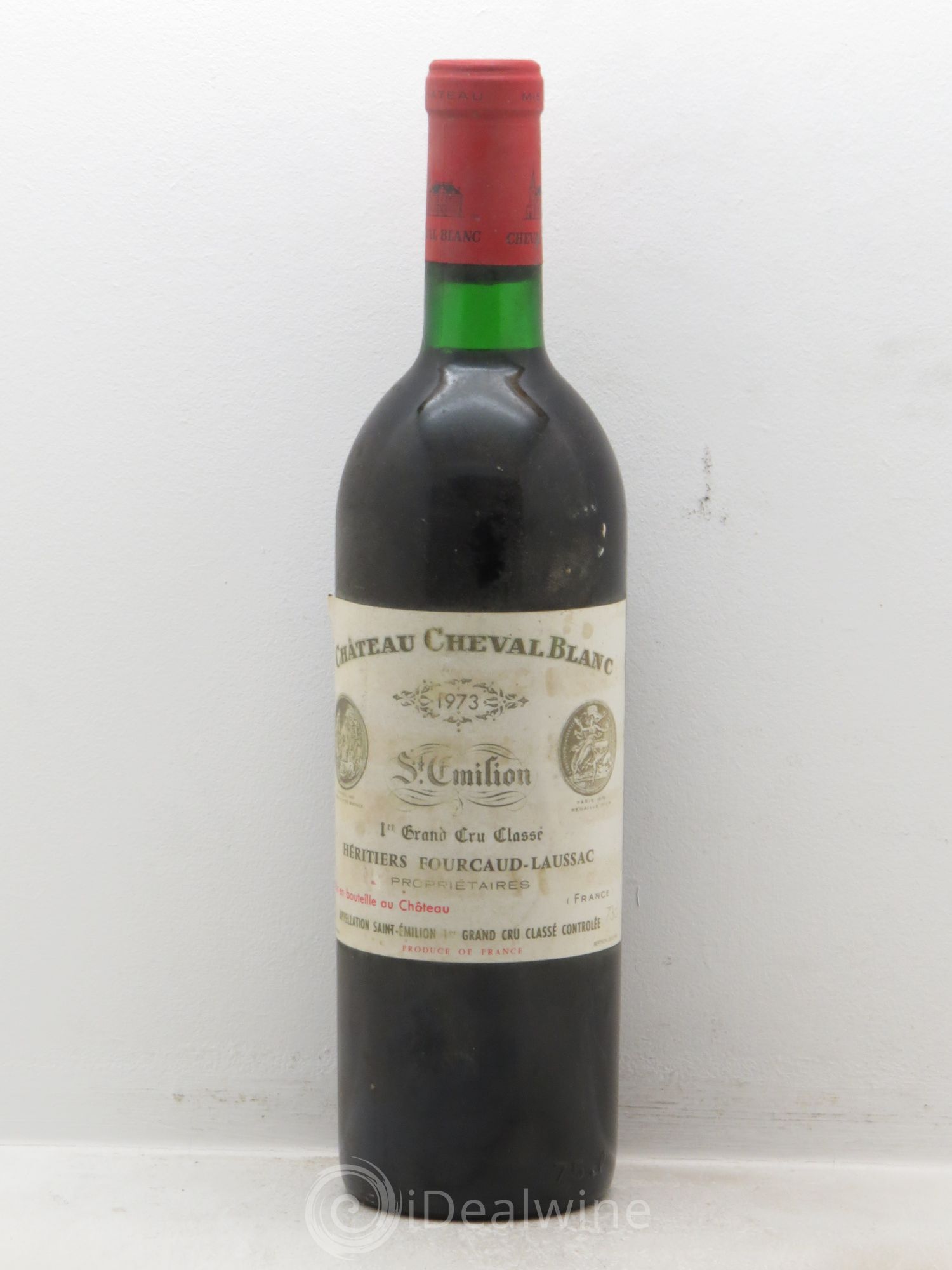 Château Cheval Blanc 1er Grand Cru Classé A 1973 - Lot de 1 bouteille - 0