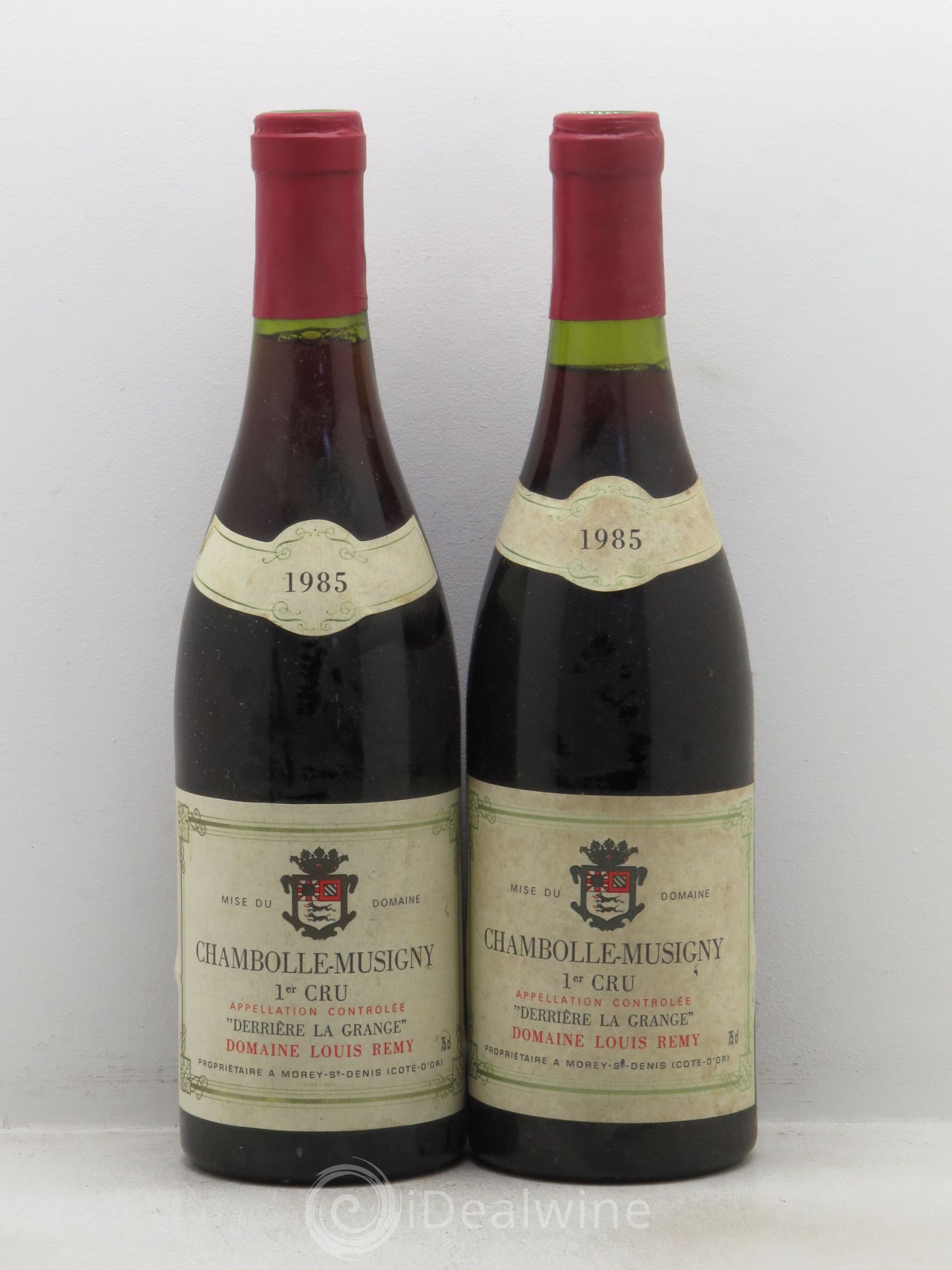 Chambolle-Musigny 1er Cru Louis Rémy 1985 - Lot de 2 bouteilles - 0