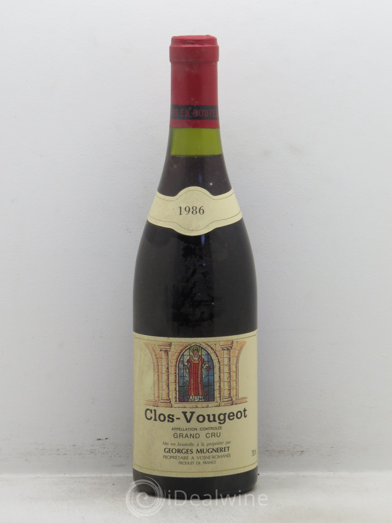 Clos de Vougeot Grand Cru 1986 - Lot de 1 bouteille - 0