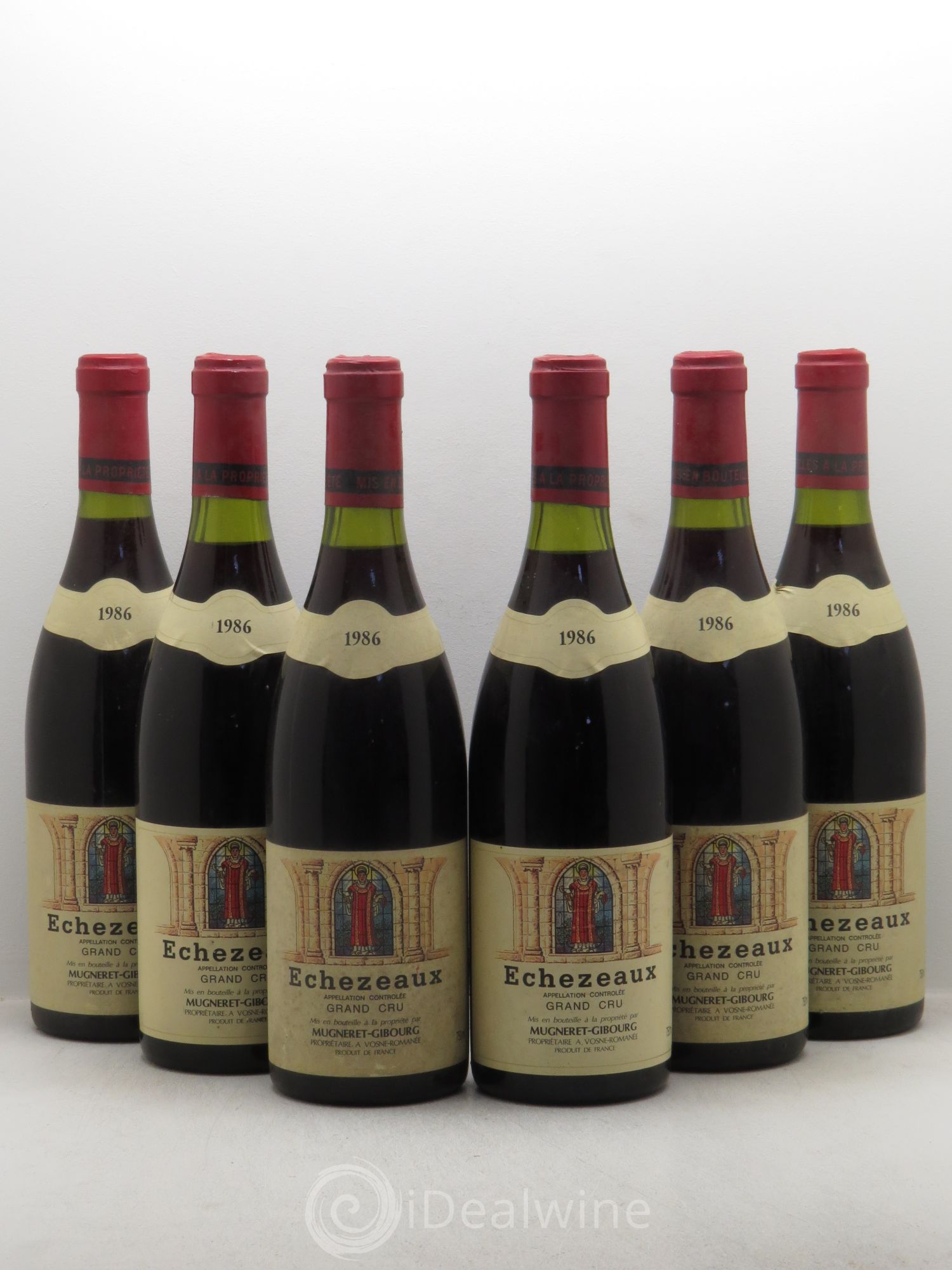 Echezeaux Grand Cru Mongeard-Mugneret (Domaine) 1986 - Lot de 6 bouteilles - 0