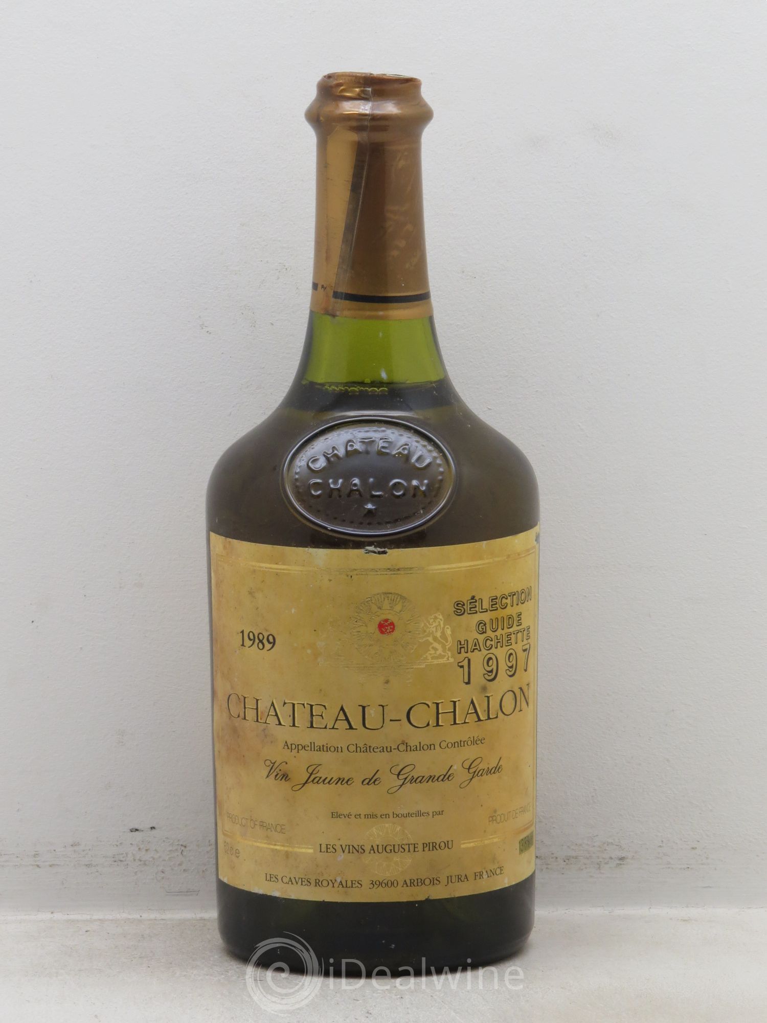 Château-Chalon Vin Jaune Auguste Pirou Les caves Royales 1989 - Posten von 1 Flasche - 0