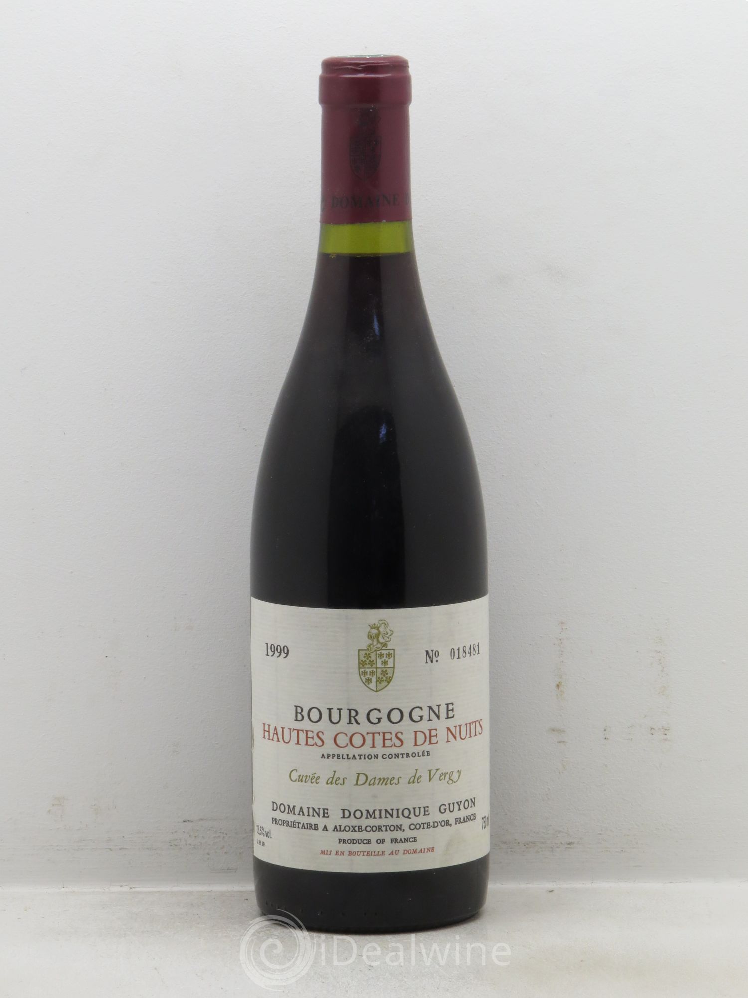 Hautes-Côtes de Nuits Cuvée des Dames de Vergy D.Guyon 1999 - Posten von 1 Flasche - 0