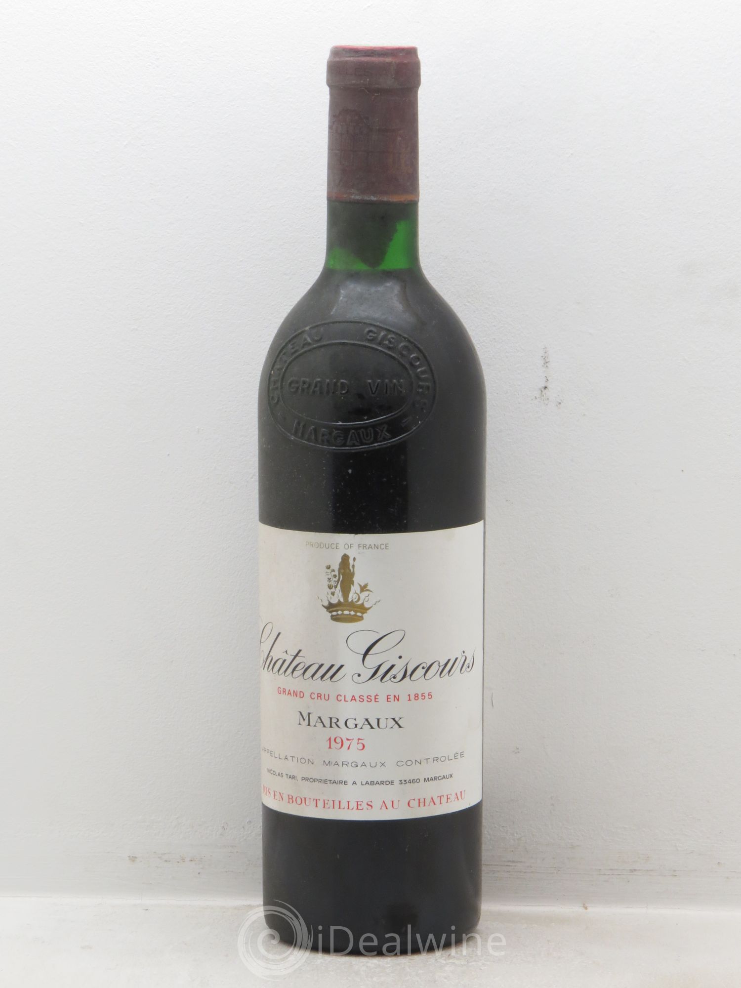 Château Giscours 3ème Grand Cru Classé 1975 - Lot de 1 bouteille - 0