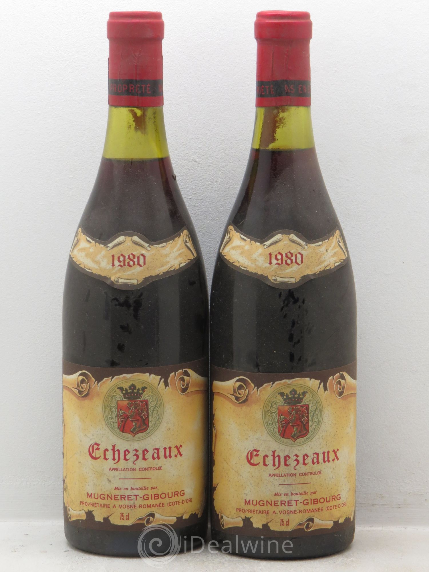 Echezeaux Grand Cru Mugneret-Gibourg (Domaine) 1980 - Lot de 2 bouteilles - 0