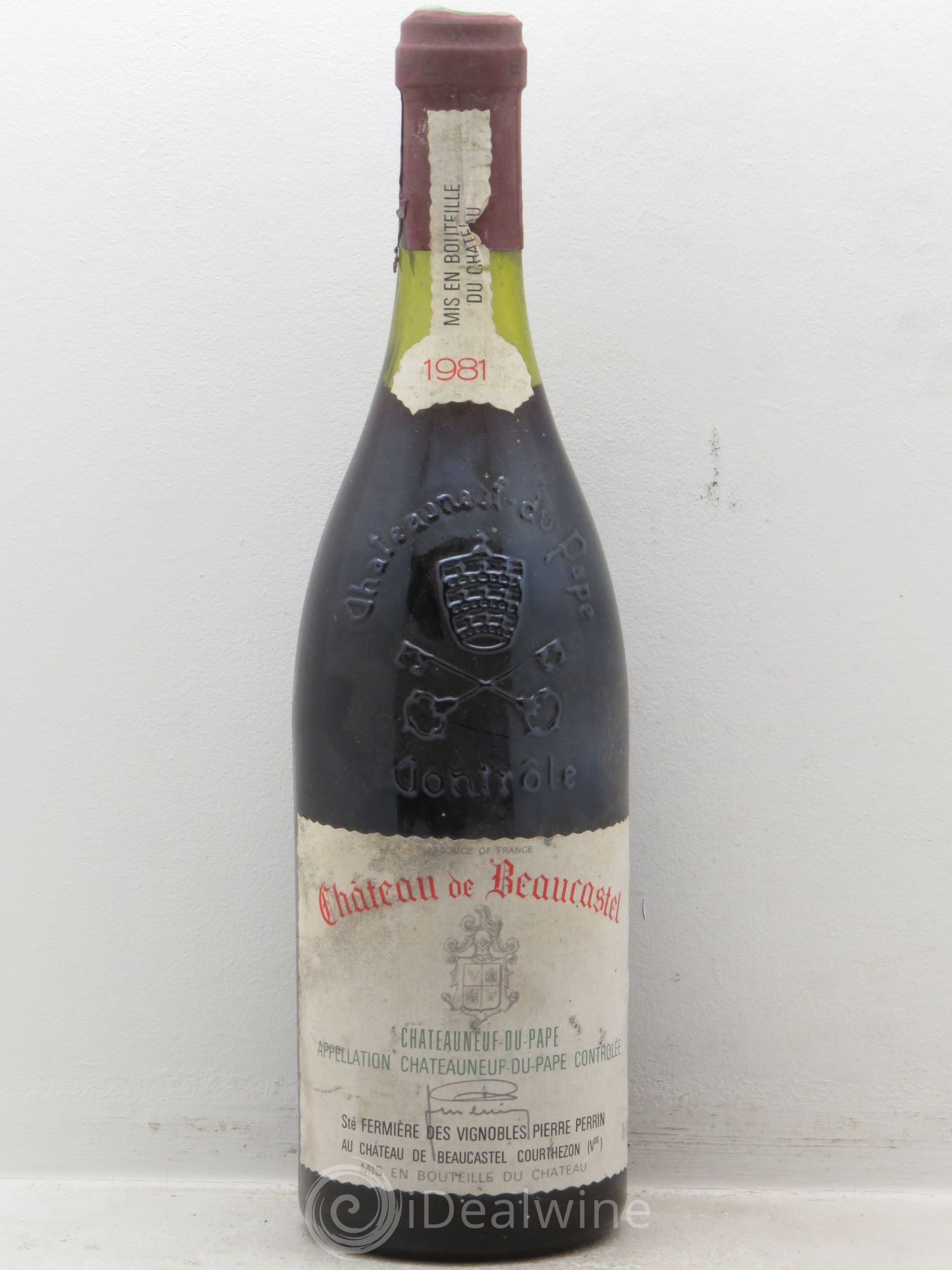 Châteauneuf-du-Pape Château de Beaucastel Famille Perrin 1981 - Lot de 1 bouteille - 0