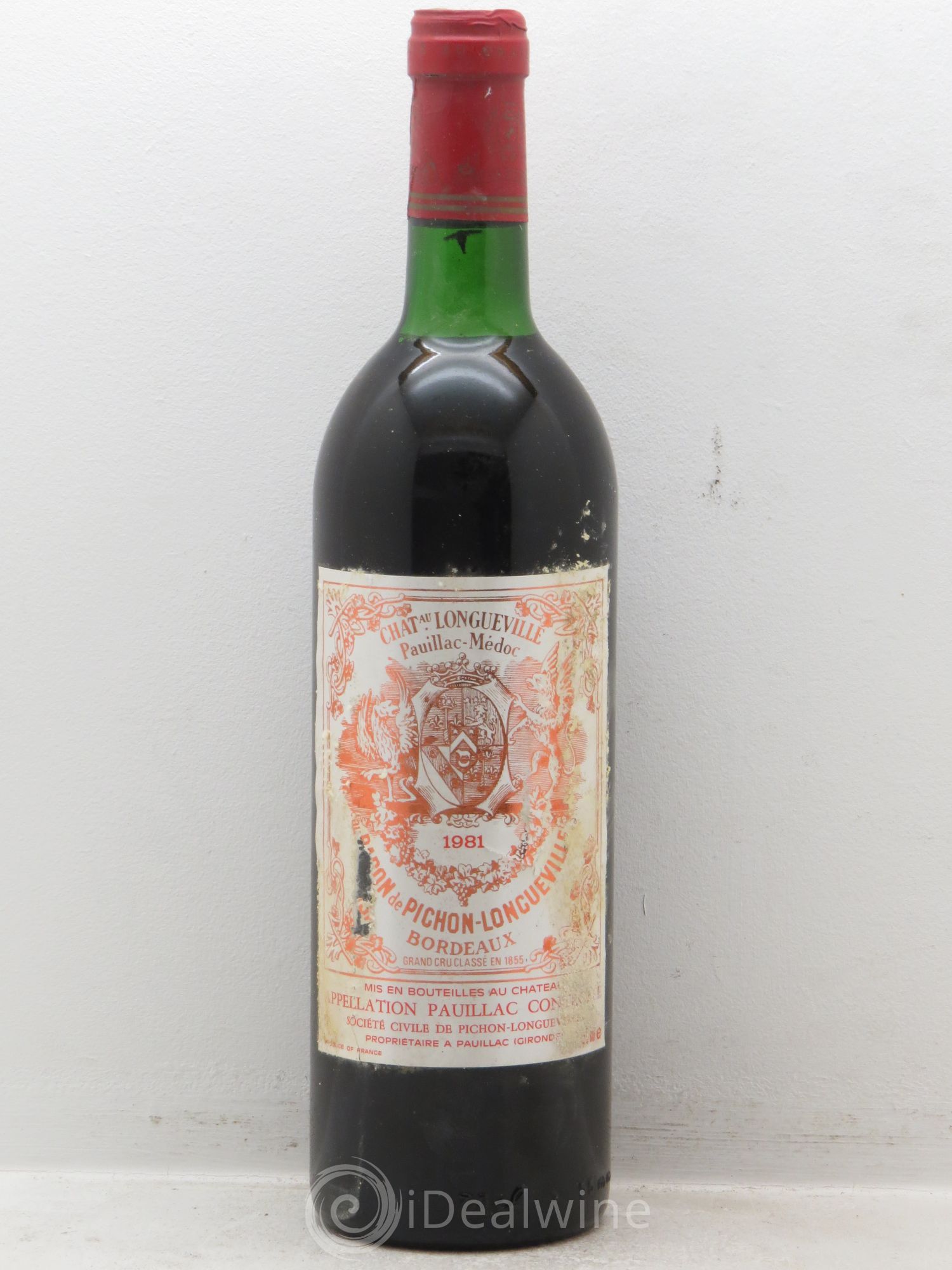 Pichon Longueville Baron 2ème Grand Cru Classé 1981 - Lot de 12 bouteilles - 0