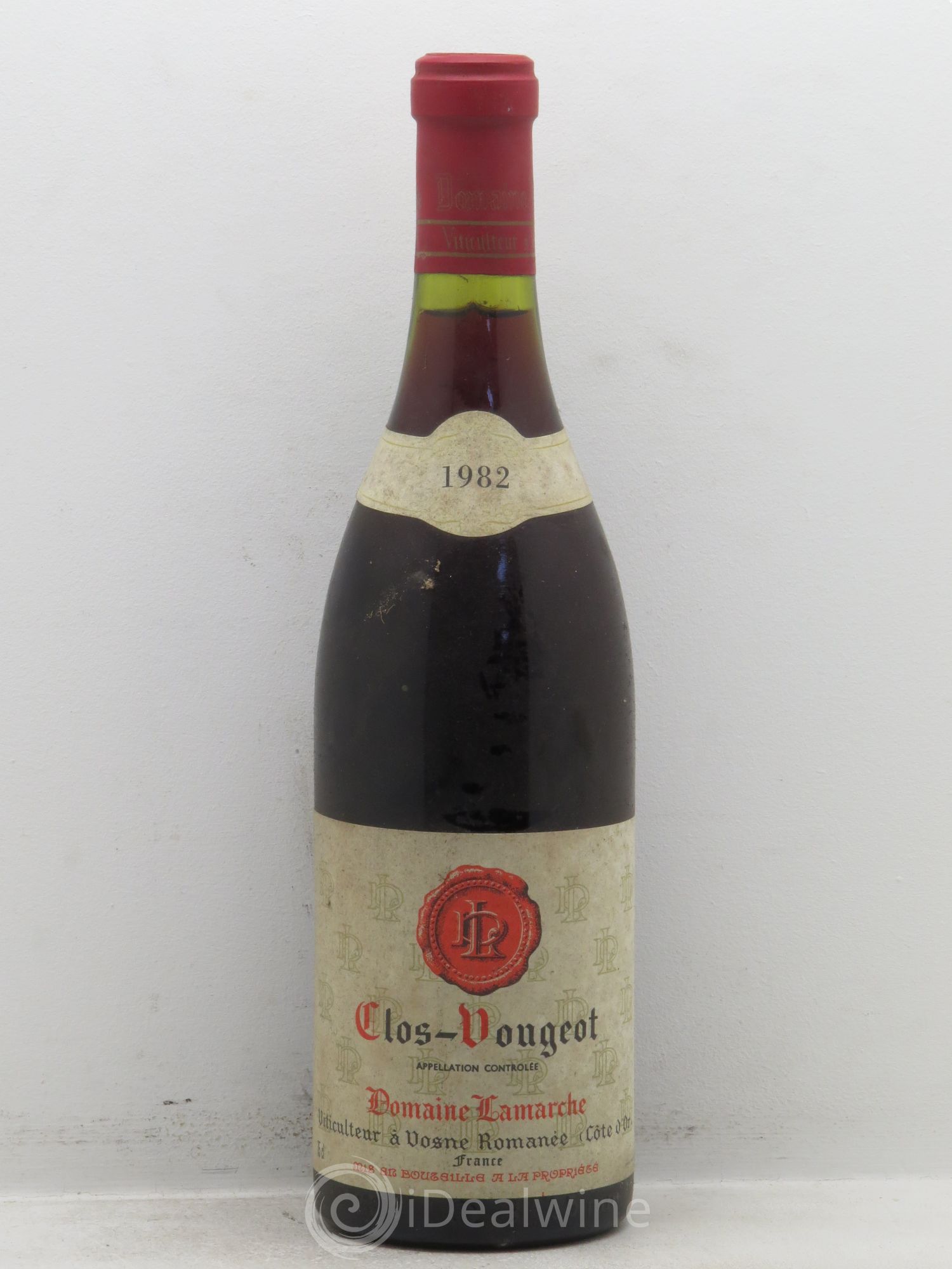 Clos de Vougeot Grand Cru 1982 - Lot de 1 bouteille - 0