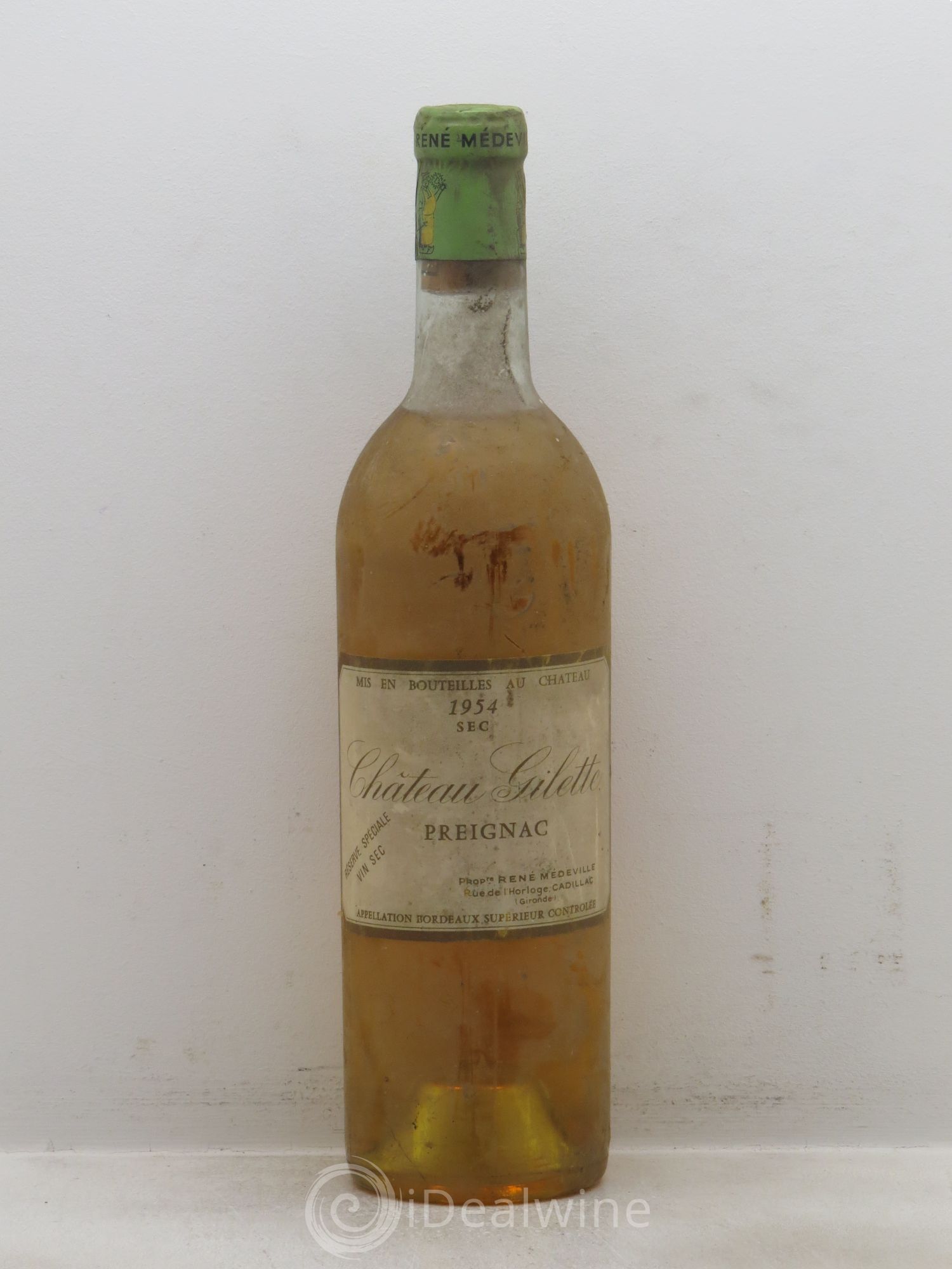 Bordeaux Château Gilette 1954 - Posten von 1 Flasche - 0