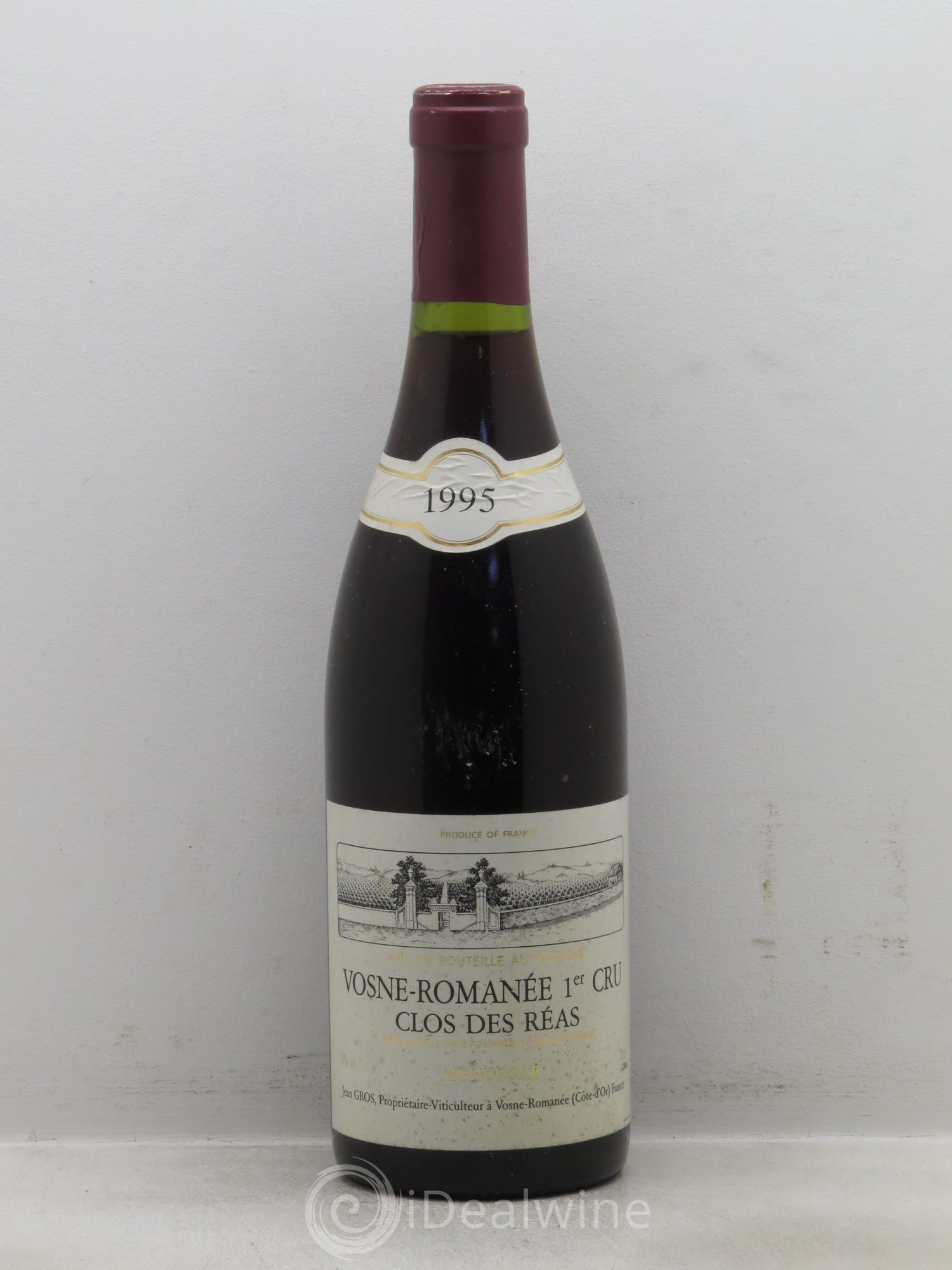 Vosne-Romanée 1er Cru Clos des Réas Jean Gros 1995 - Lot de 1 bouteille - 0