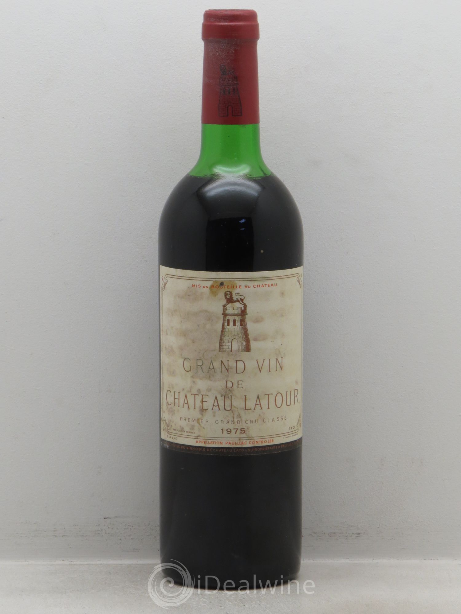Château Latour 1er Grand Cru Classé (73cl) 1975 - Lot de 1 bouteille - 0