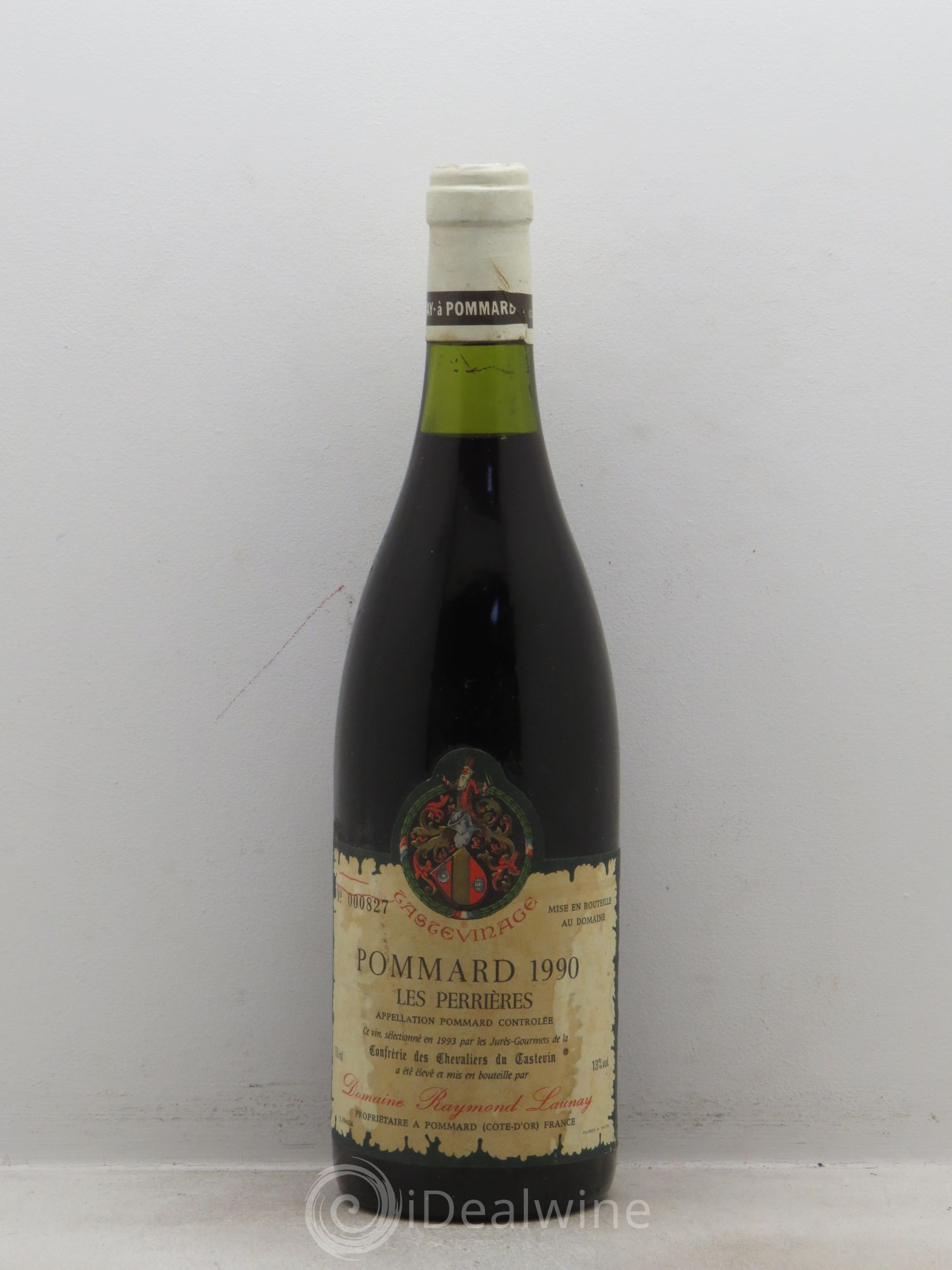 Pommard Tastevin les Perrières Raymond Launay 1990 - Posten von 1 Flasche - 0