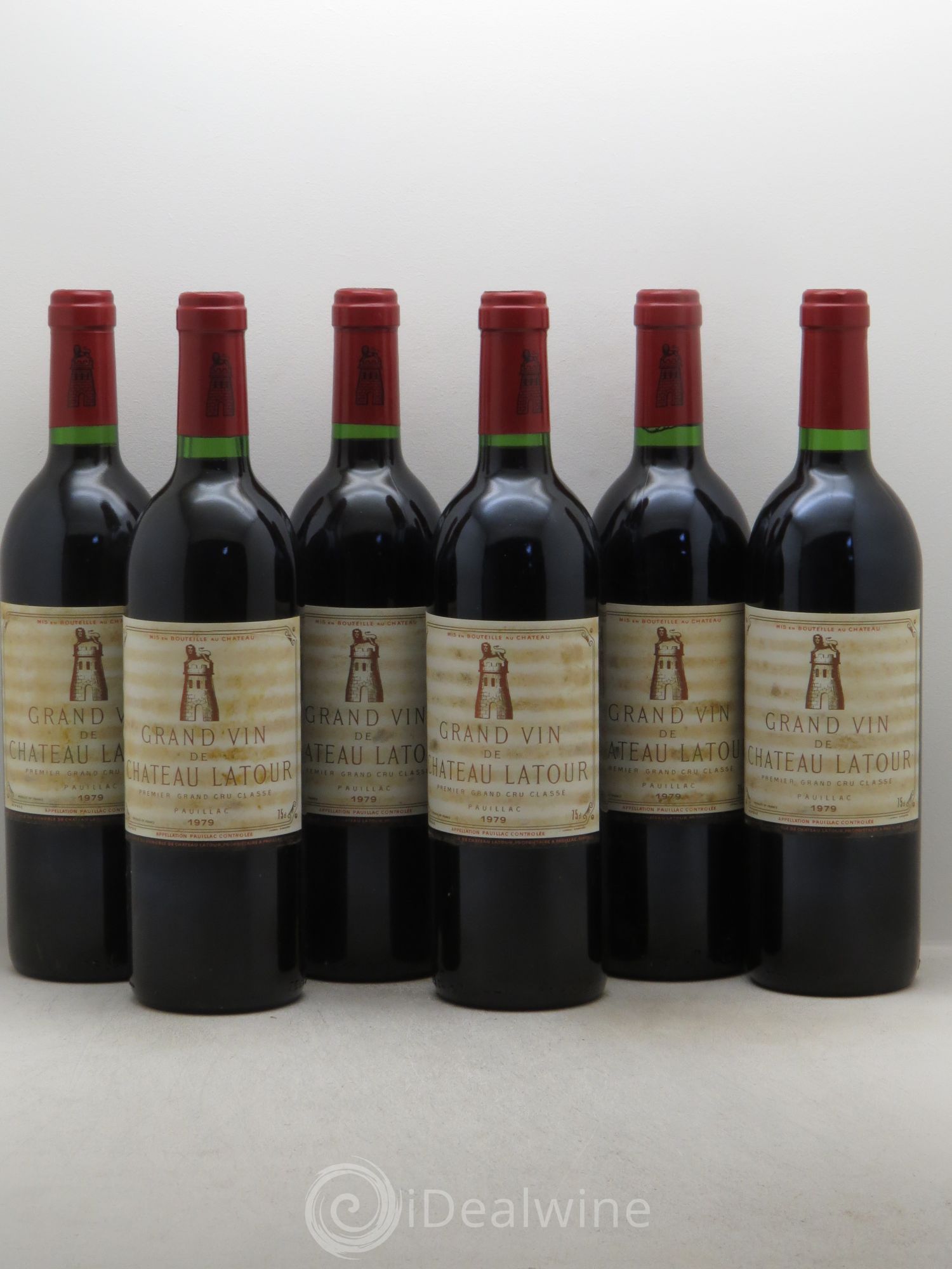 Château Latour 1er Grand Cru Classé 1979 - Lot de 6 bouteilles - 0