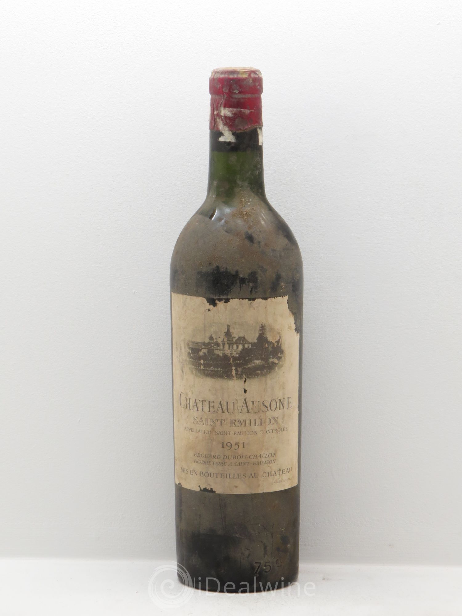 Château Ausone 1er Grand Cru Classé A 1951 - Lot de 1 bouteille - 0