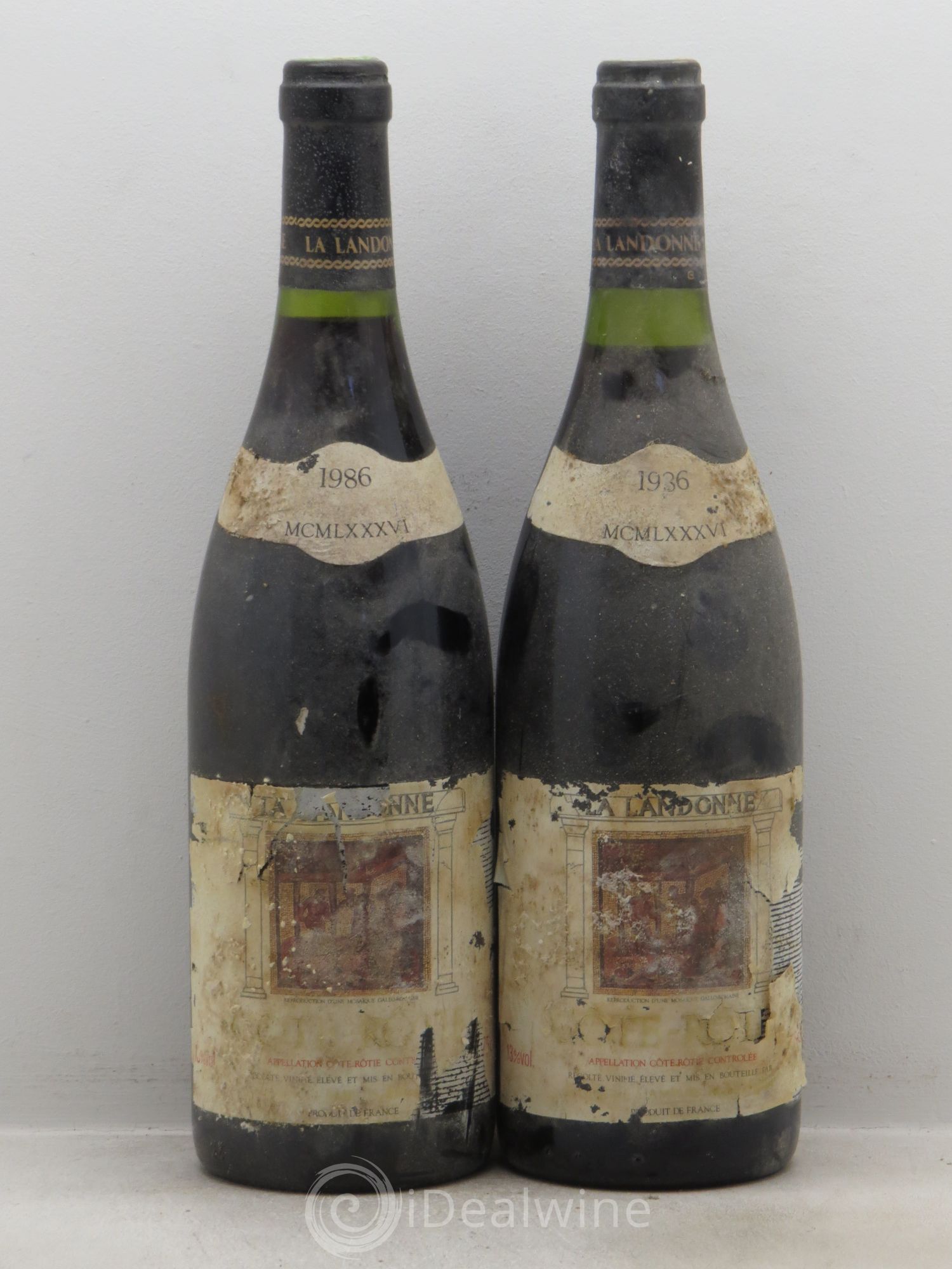 Côte-Rôtie La Landonne Guigal 1986 - Lot de 2 bouteilles - 0