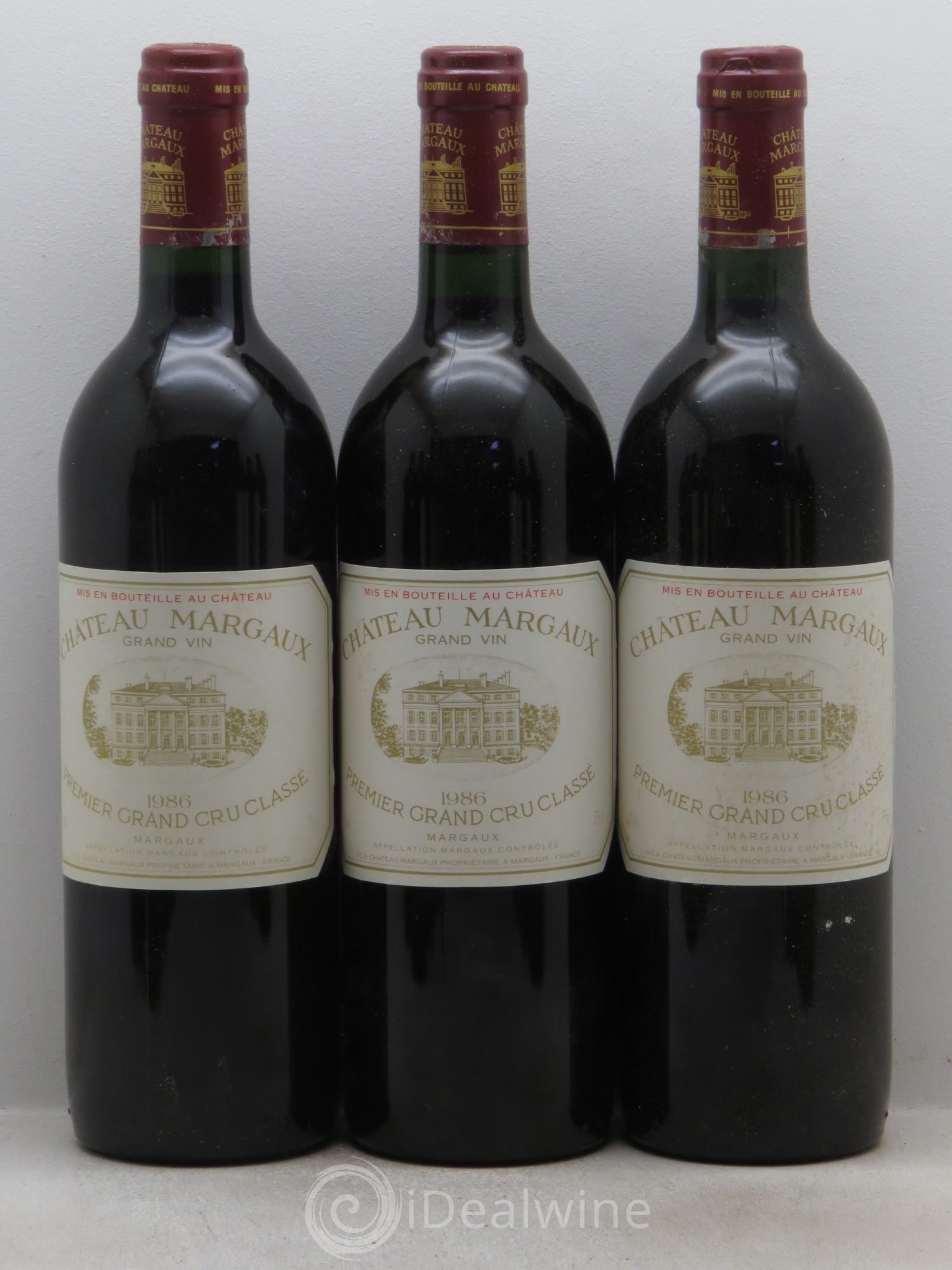 Château Margaux 1er Grand Cru Classé 1986 - Lot de 12 bouteilles - 1