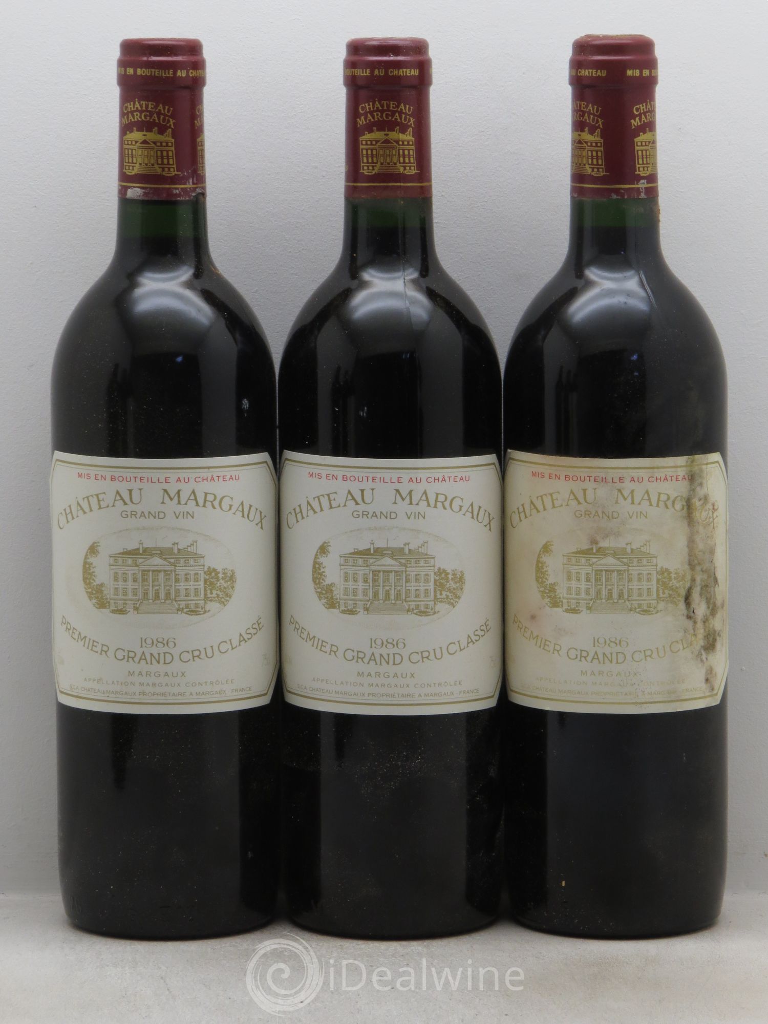 Château Margaux 1er Grand Cru Classé 1986 - Lot de 12 bouteilles - 3