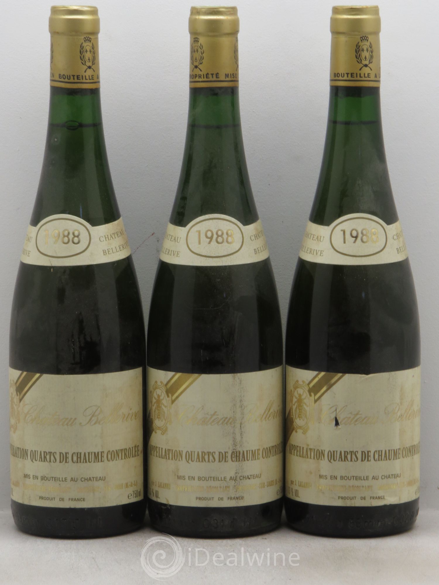 Quarts de Chaume 1988 - Lotto di 3 bottiglie - 0