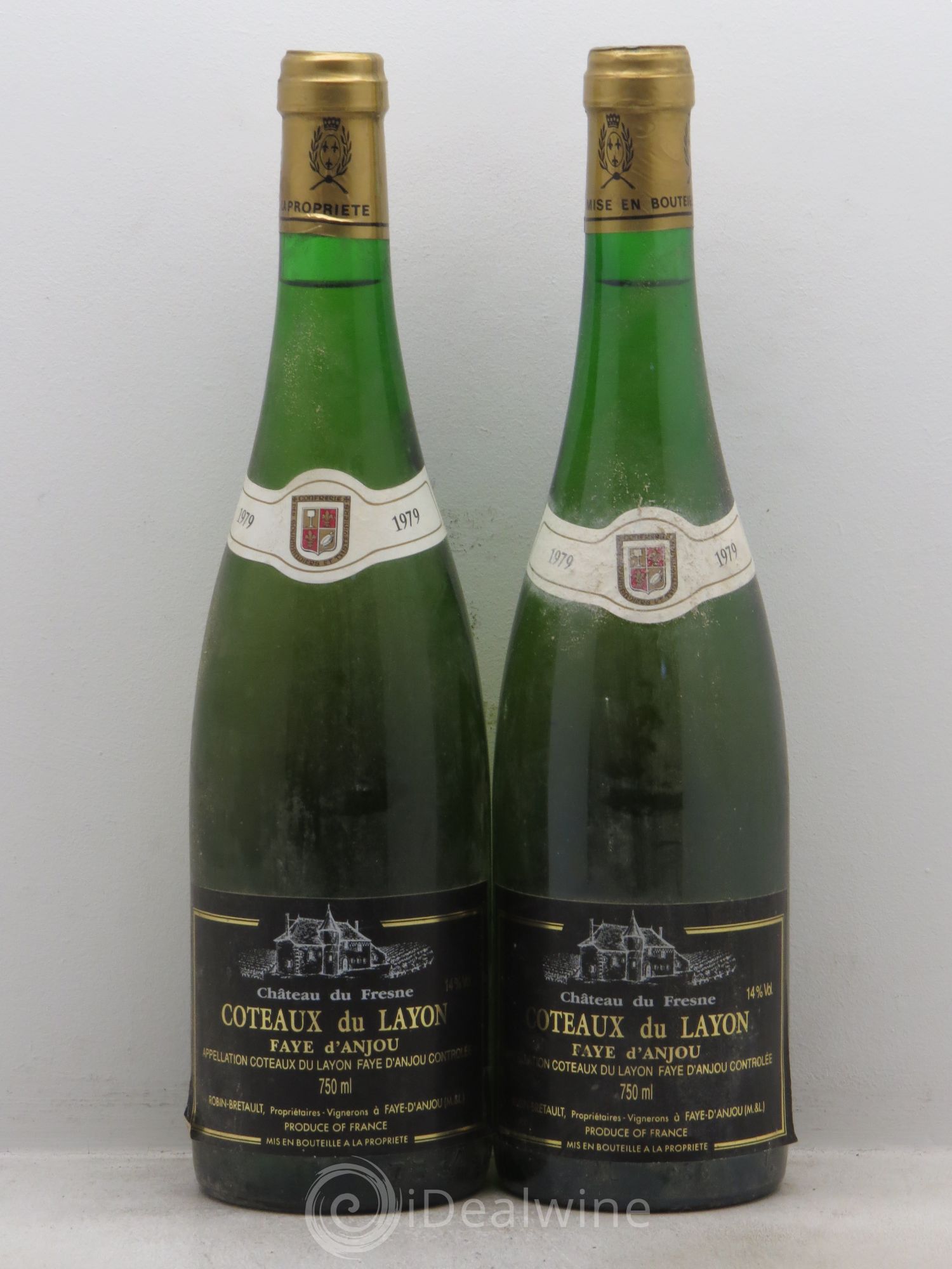 Coteaux du Layon Château de Fresne Faye d'Anjou 1979 - Lotto di 2 bottiglie - 0