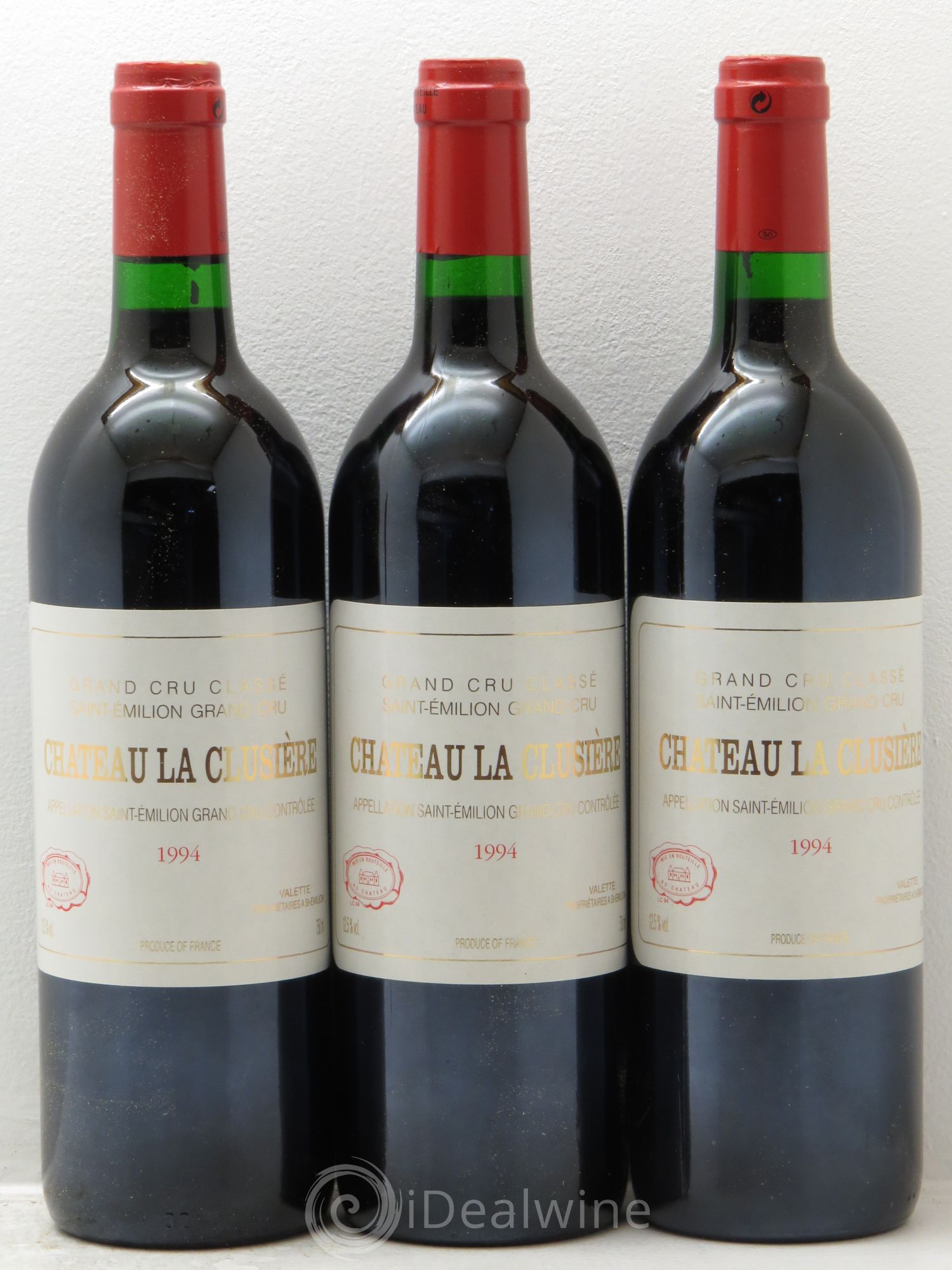 Château la Clusière 1994 - Lot de 3 bouteilles - 0