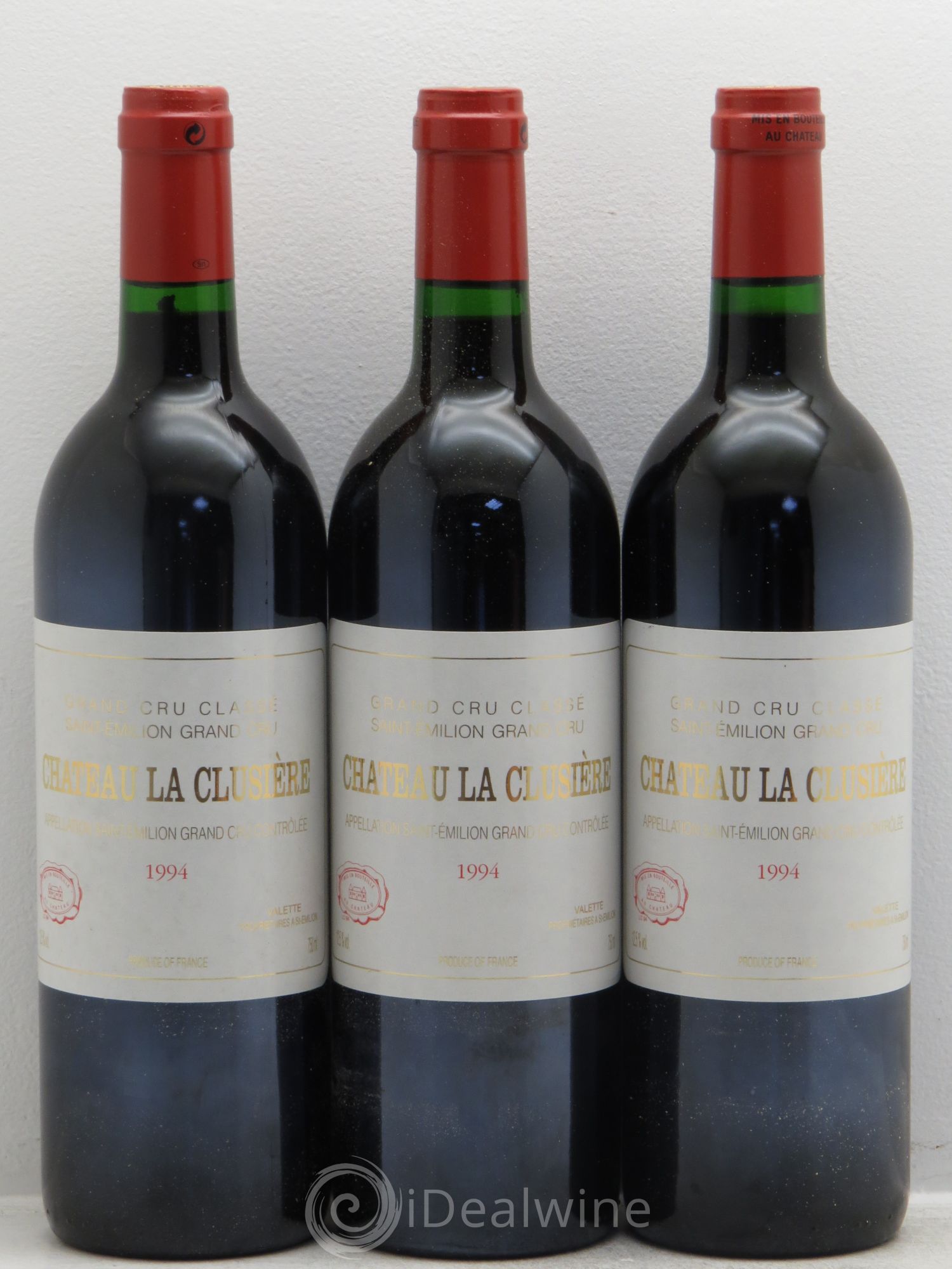 Château la Clusière 1994 - Lot de 3 bouteilles - 0