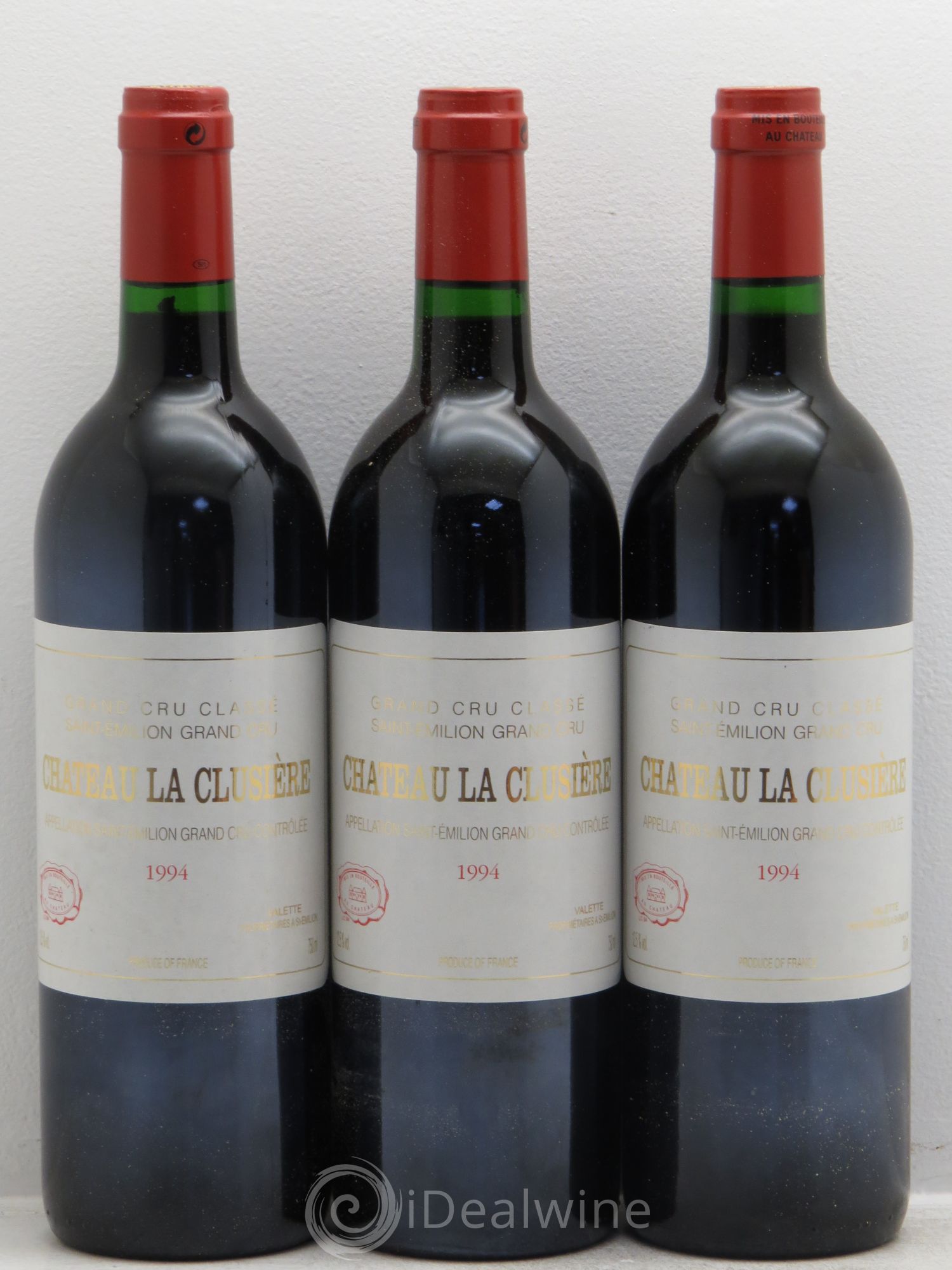 Château la Clusière 1994 - Lot de 3 bouteilles - 0