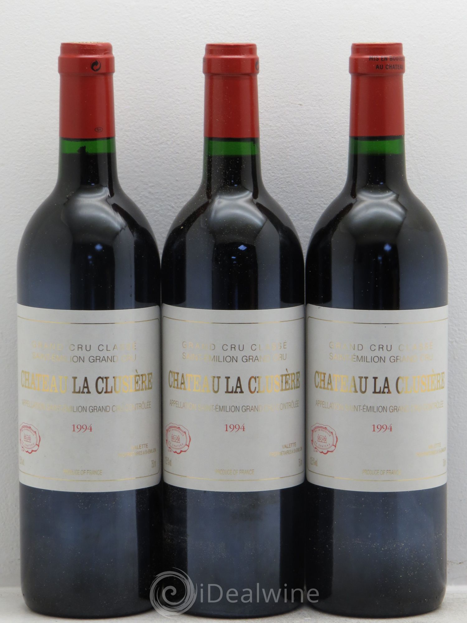 Château la Clusière 1994 - Lot de 3 bouteilles - 0
