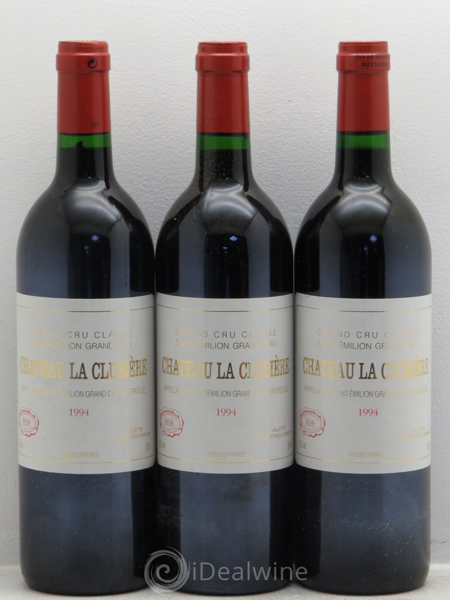 Château la Clusière 1994 - Lot de 3 bouteilles - 0