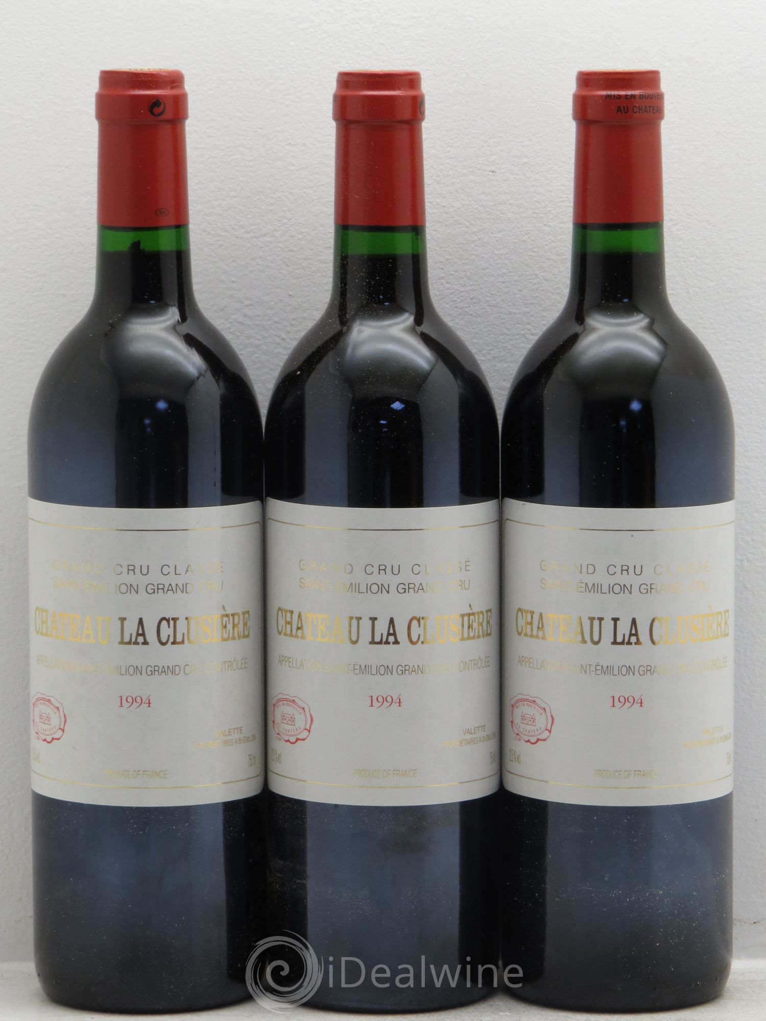 Château la Clusière 1994 - Lot de 3 bouteilles - 0