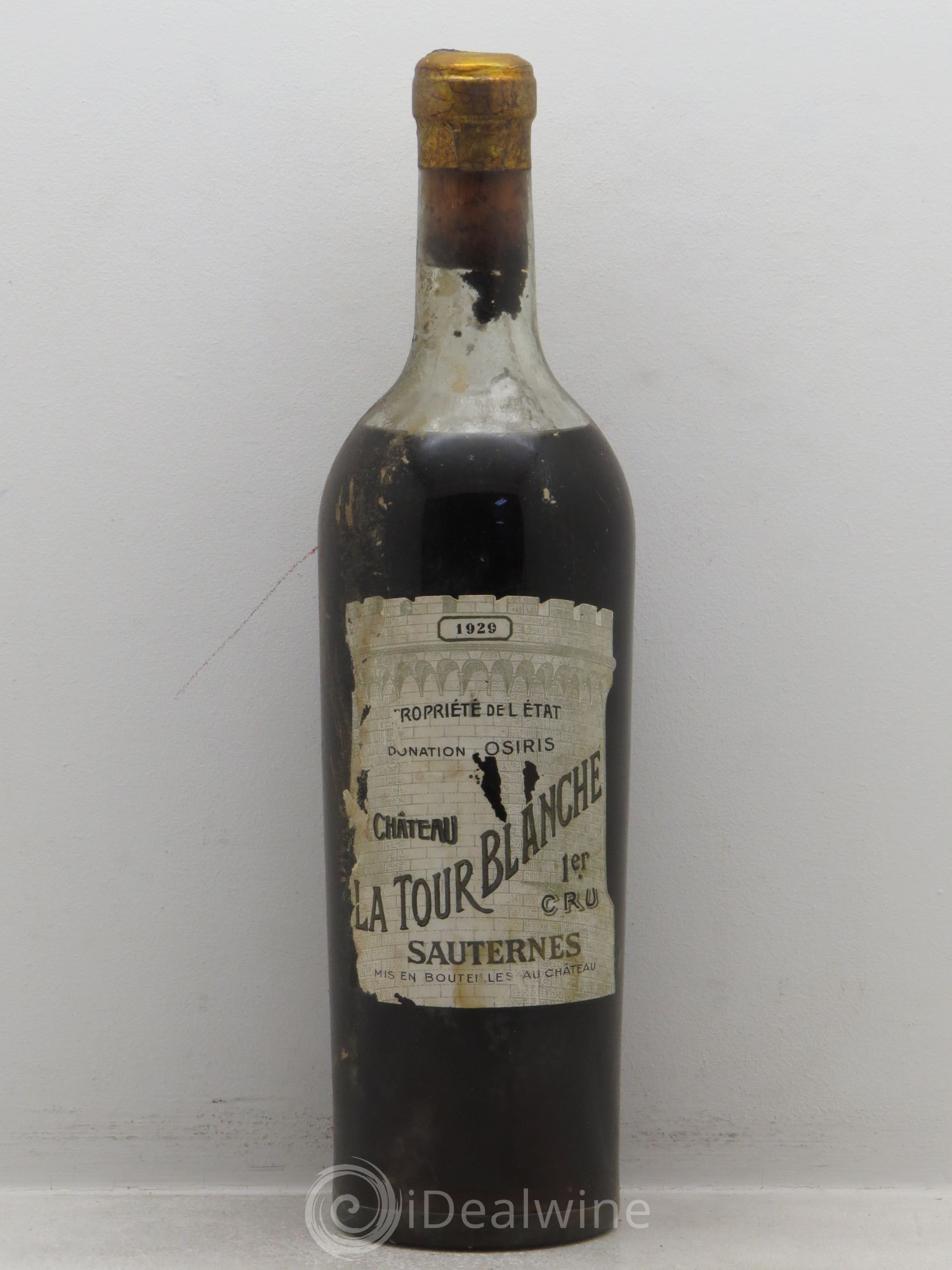 Château la Tour Blanche 1er Grand Cru Classé 1929 - Lotto di 1 bottiglia - 0