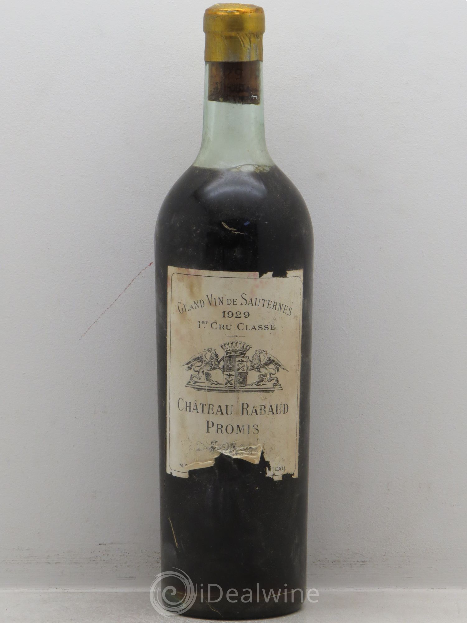 Château Rabaud Promis 1er Grand Cru Classé 1929 - Posten von 1 Flasche - 0