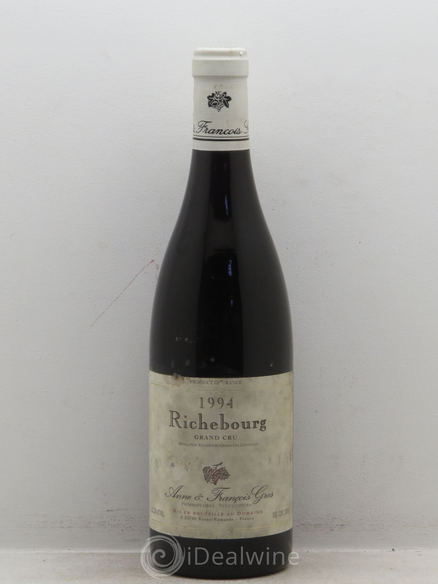 Richebourg Grand Cru A.-F. Gros 1994 - Lot de 1 bouteille - 0