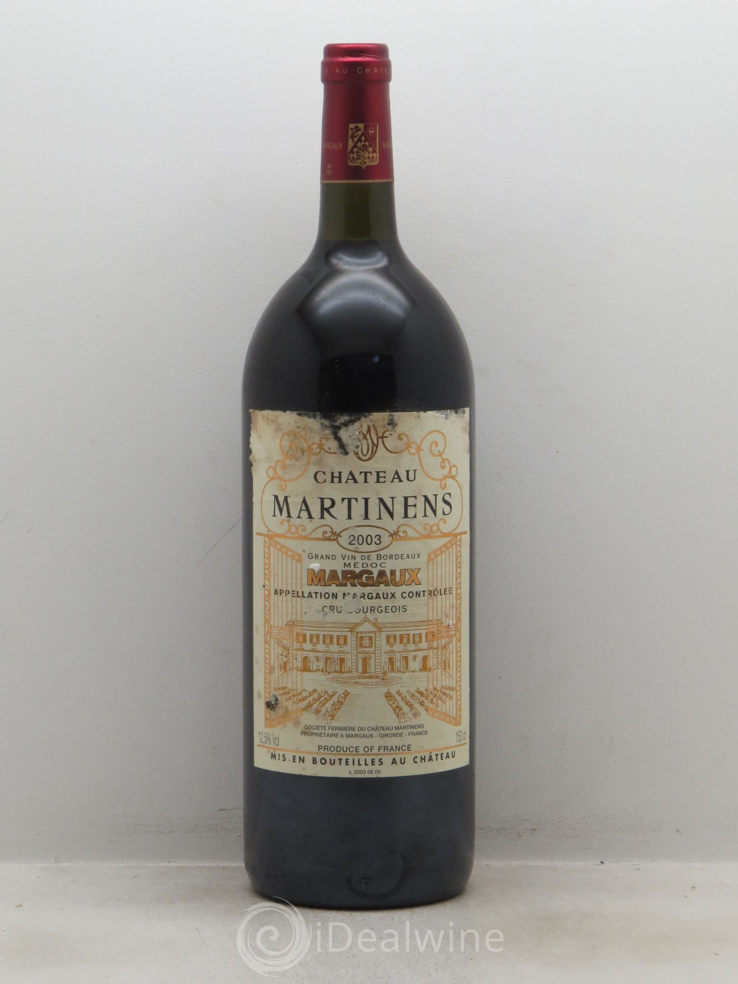 Château Martinens Cru Bourgeois 2003 - Lot de 1 magnum - 0