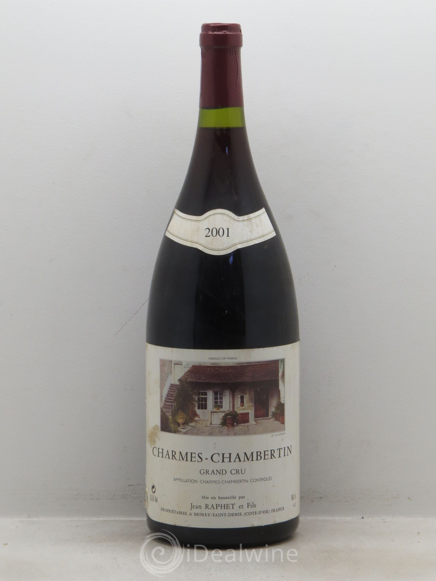 Charmes-Chambertin Grand Cru Domaine Jean Raphet 2001 - Lot de 1 magnum - 0