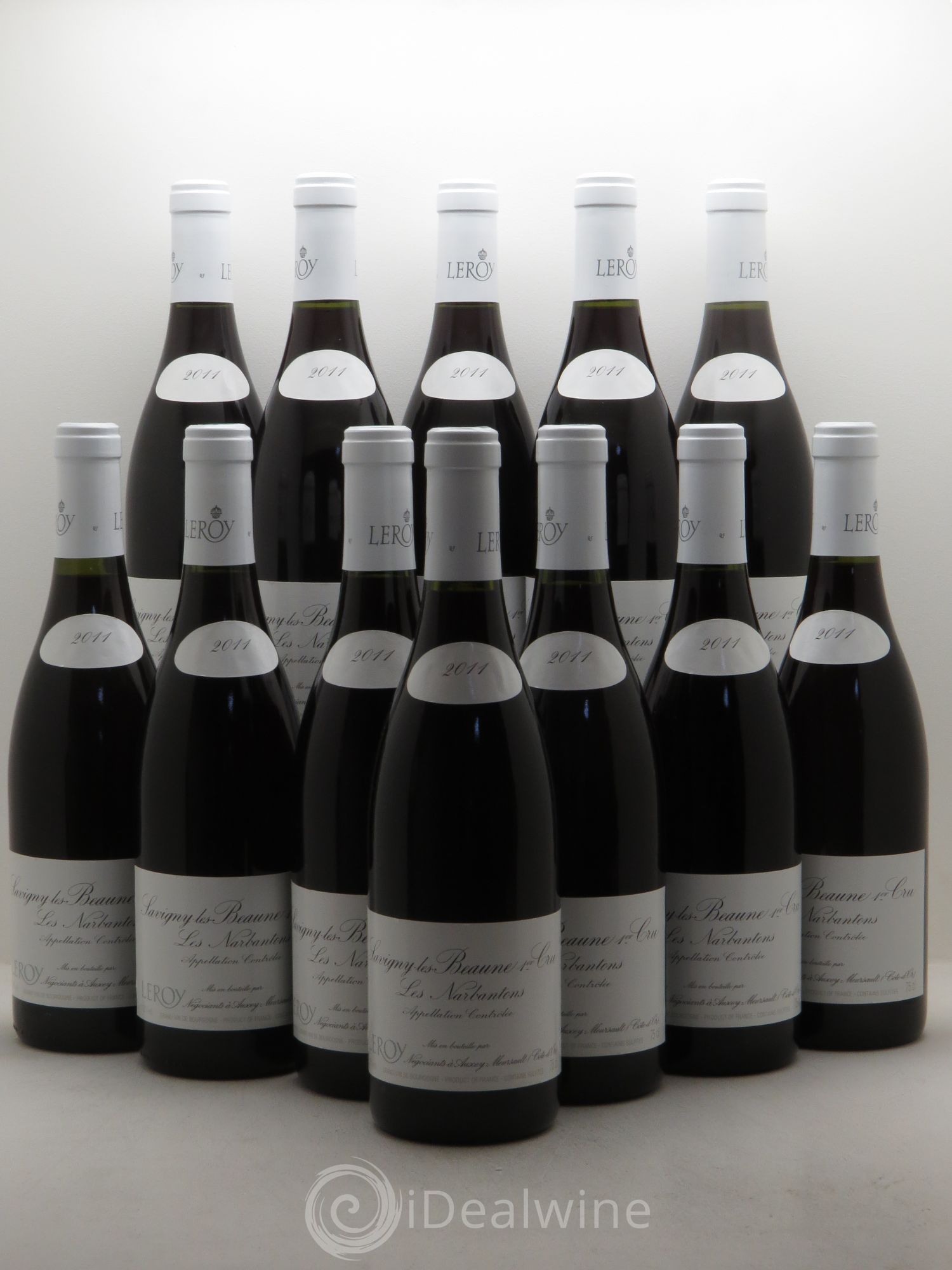 Savigny-lès-Beaune 1er Cru Mise négoce Leroy 2011 - Posten von 12 Flaschen - 0