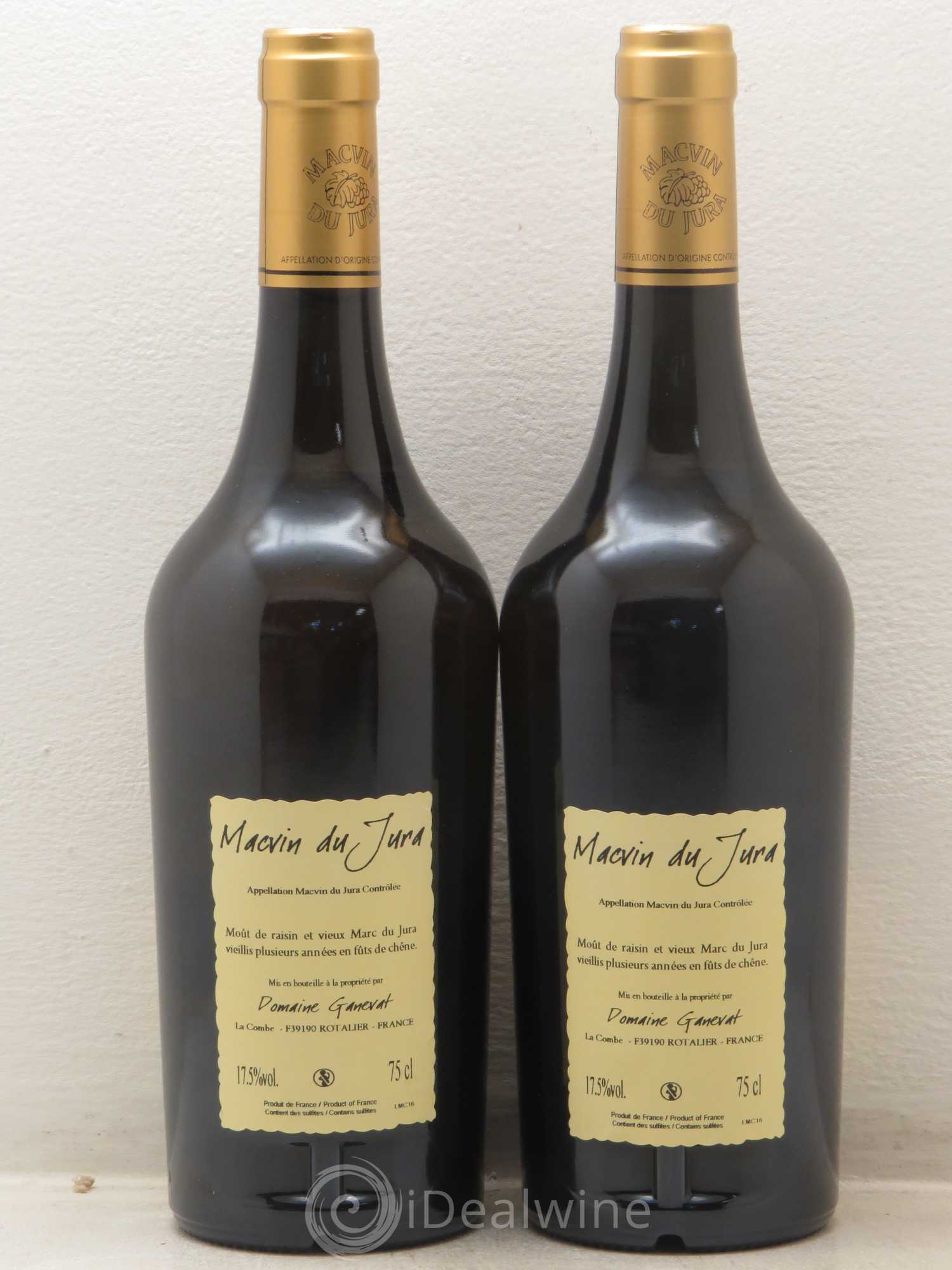 Côtes du Jura Vieux Macvin du Jura Jean-François Ganevat (Domaine) - Lot de 2 bouteilles - 1