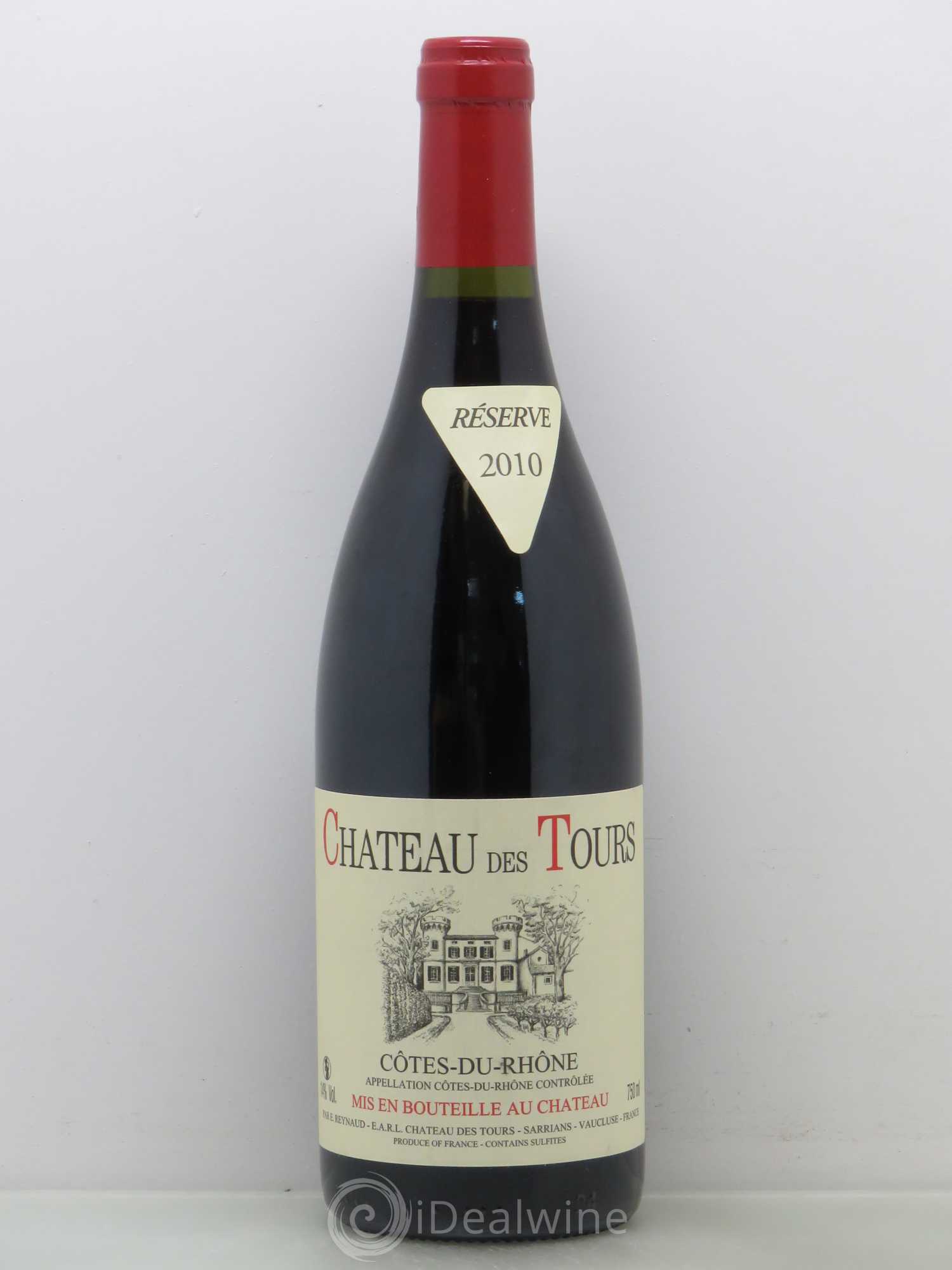 Côtes-du-Rhône Château des Tours Emmanuel Reynaud 2010 - Lot de 1 bouteille - 0