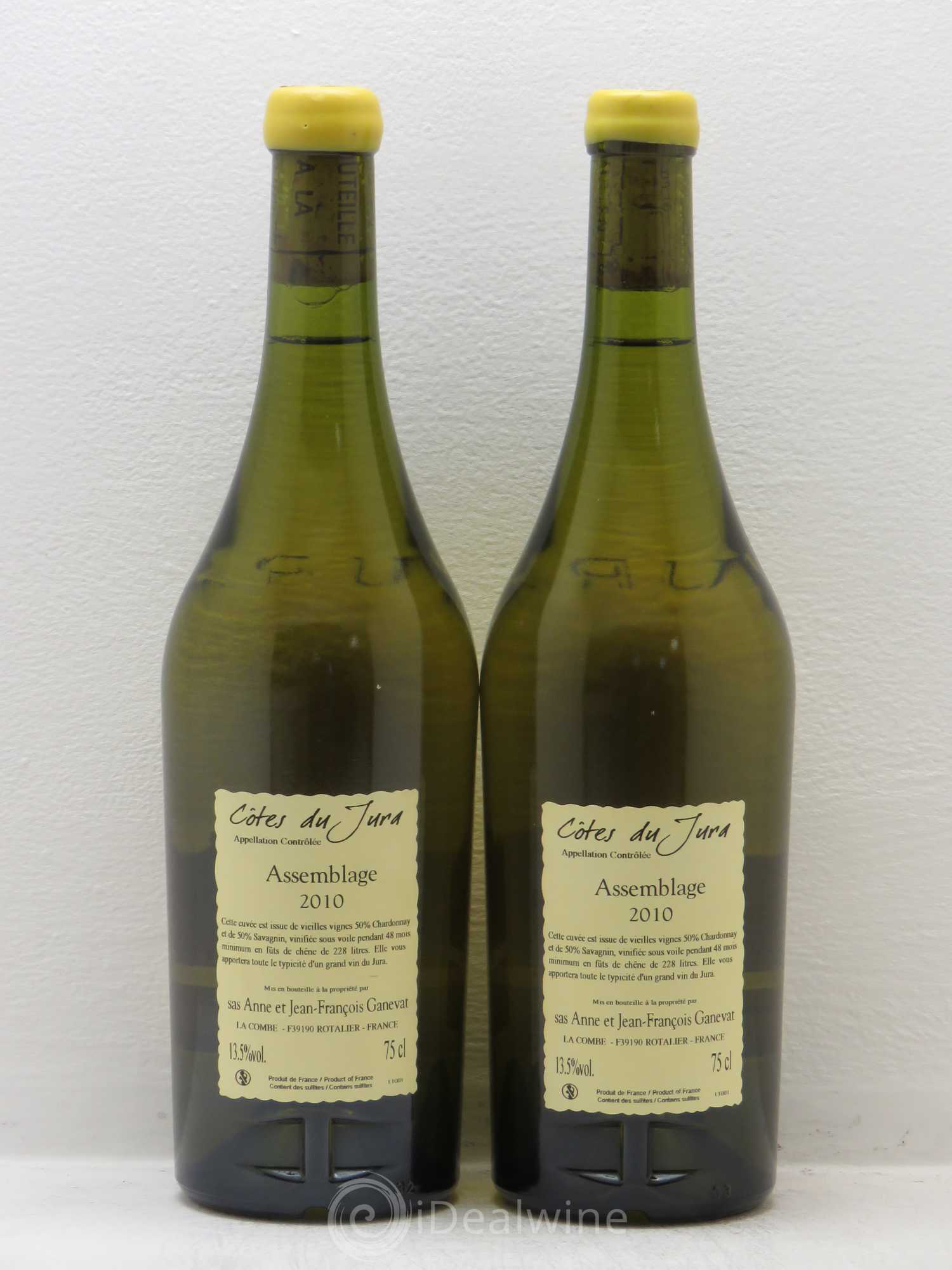 Côtes du Jura Cuvée de Garde Jean-François Ganevat (Domaine) assemblage 2010 - Lot de 2 bouteilles - 1