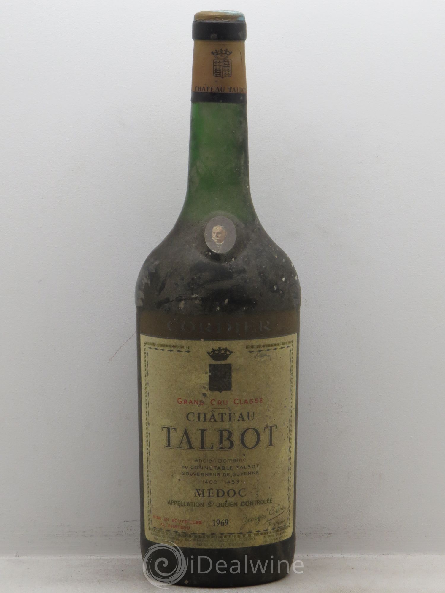Château Talbot 4ème Grand Cru Classé 1969 - Lot de 1 magnum - 0