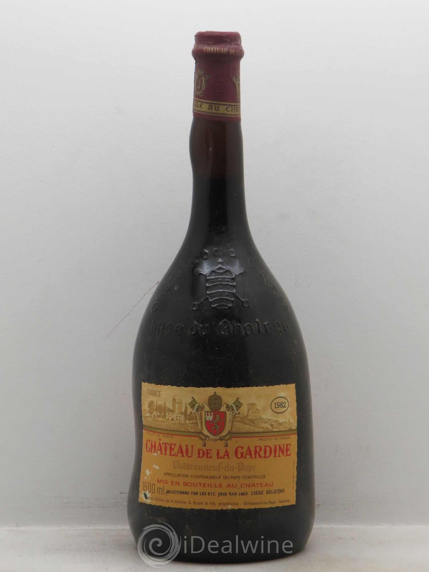 Châteauneuf-du-Pape Château de La Gardine Famille Brunel 1982 - Lot de 1 magnum - 0