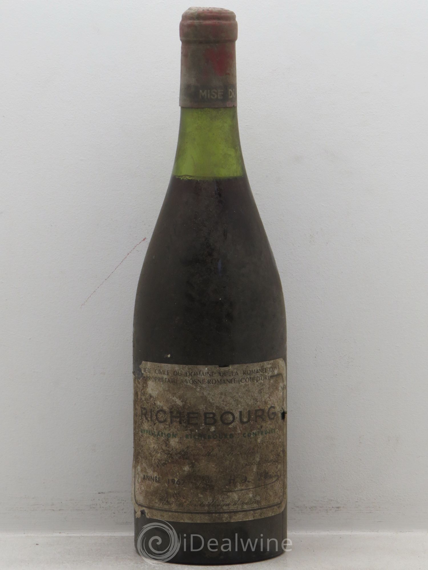 Richebourg Grand Cru Domaine de la Romanée-Conti 1967 - Lot de 1 bouteille - 0