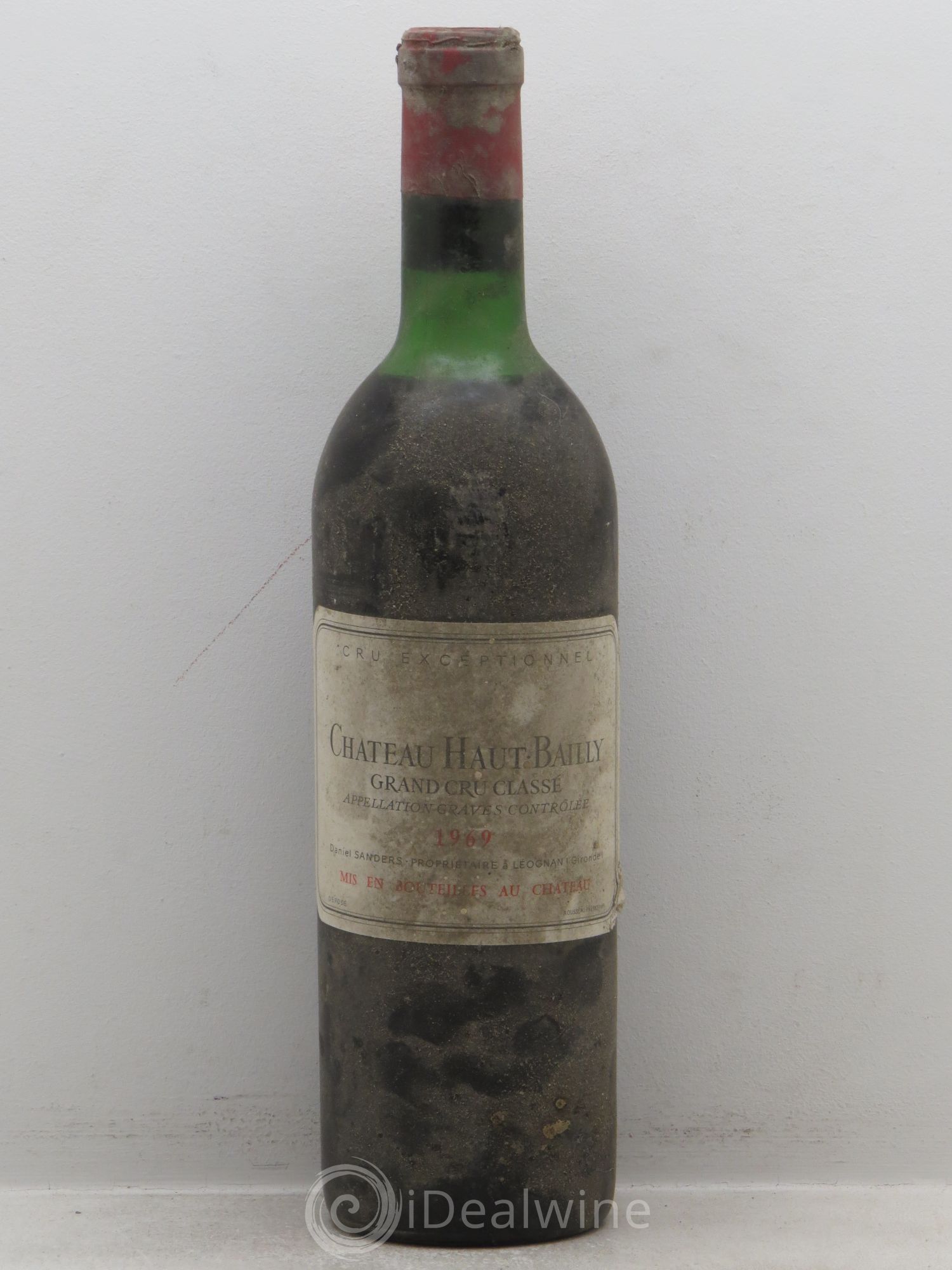 Château Haut-Bailly Cru Classé de Graves 1969 - Lot de 1 bouteille - 0