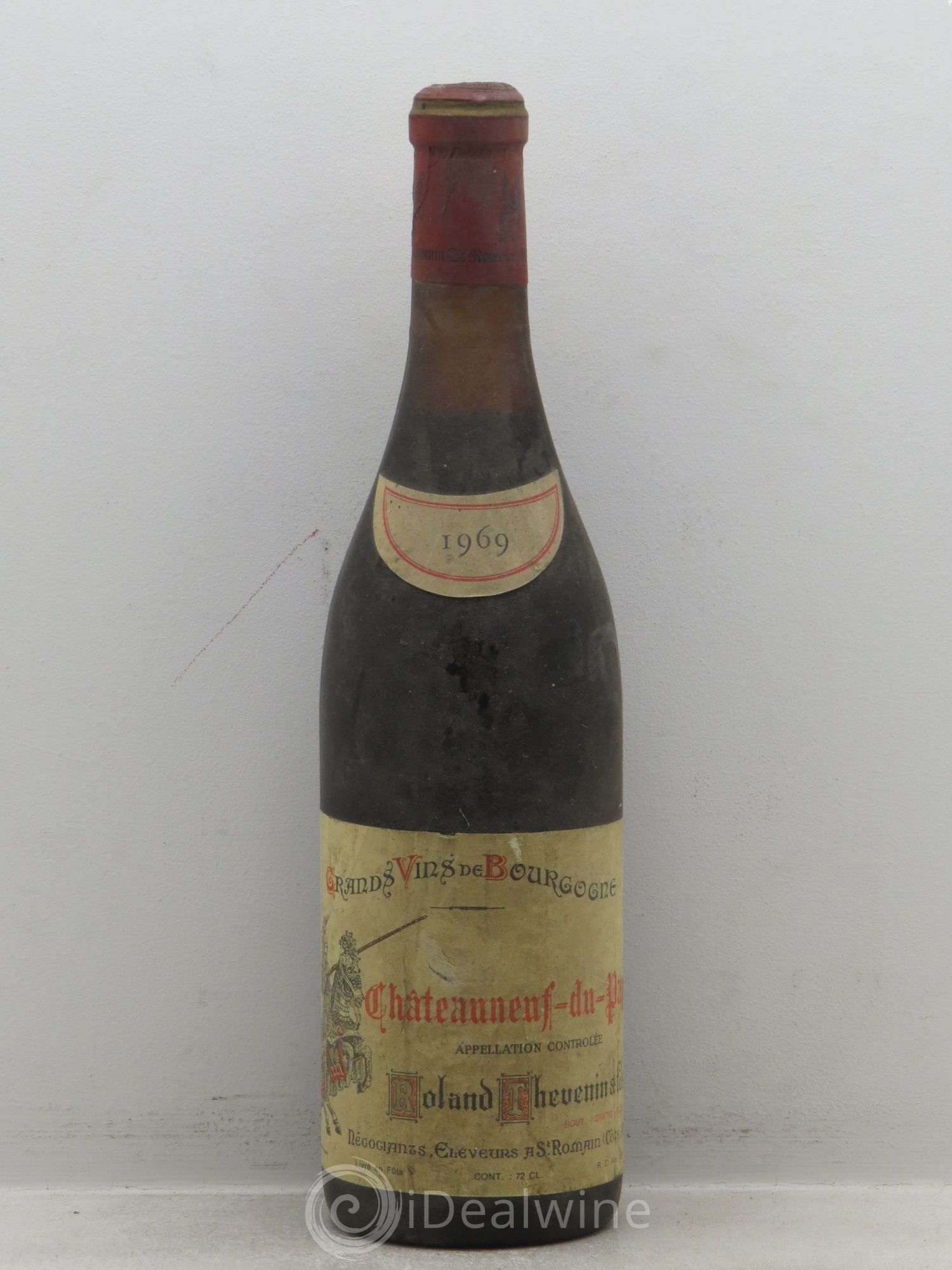 Châteauneuf-du-Pape Roland Thévenin 1969 - Lot de 1 bouteille - 0