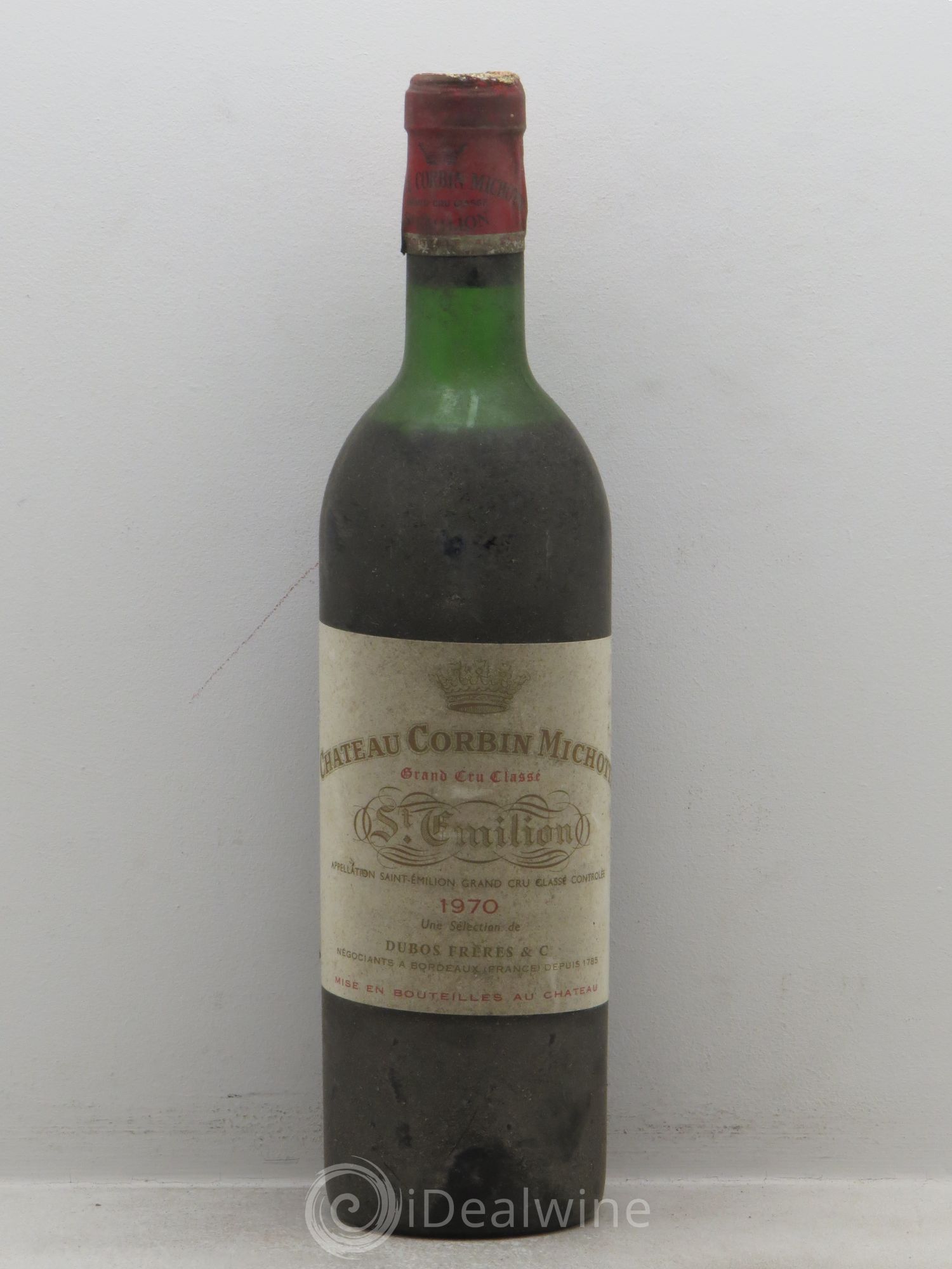 Château Corbin Michotte Grand Cru Classé 1970 - Lot de 1 bouteille - 0