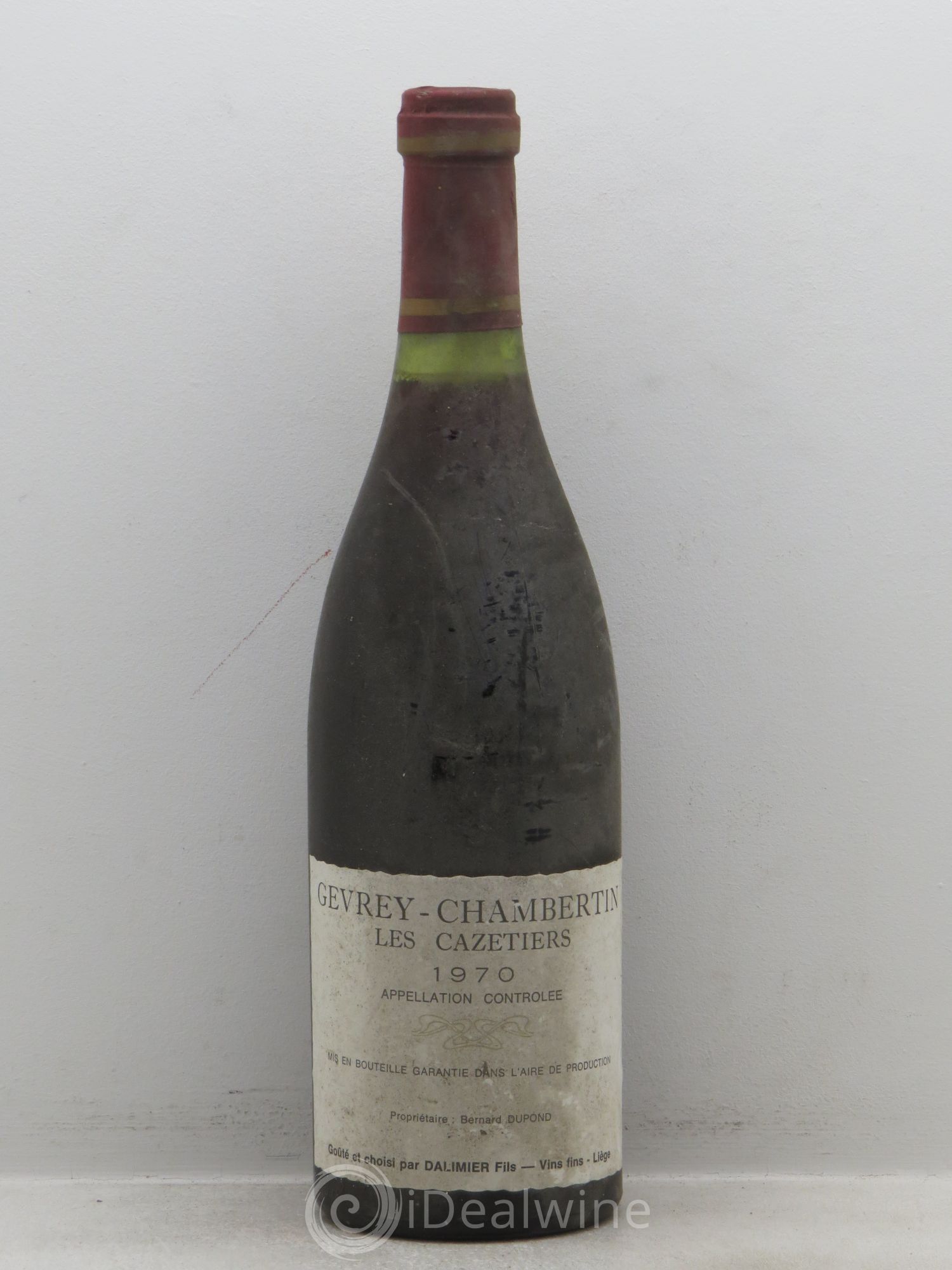 Gevrey-Chambertin les Cazetiers Bernard Dupont 1970 - Posten von 1 Flasche - 0