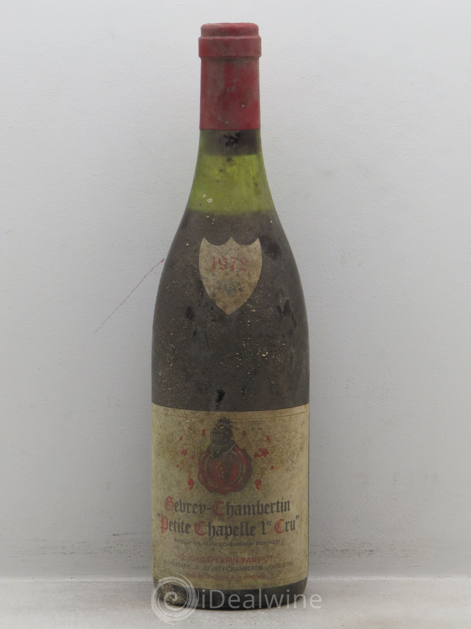 Gevrey-Chambertin 1er Cru Grosperrin Pansiot 1972 - Lot de 1 bouteille - 0